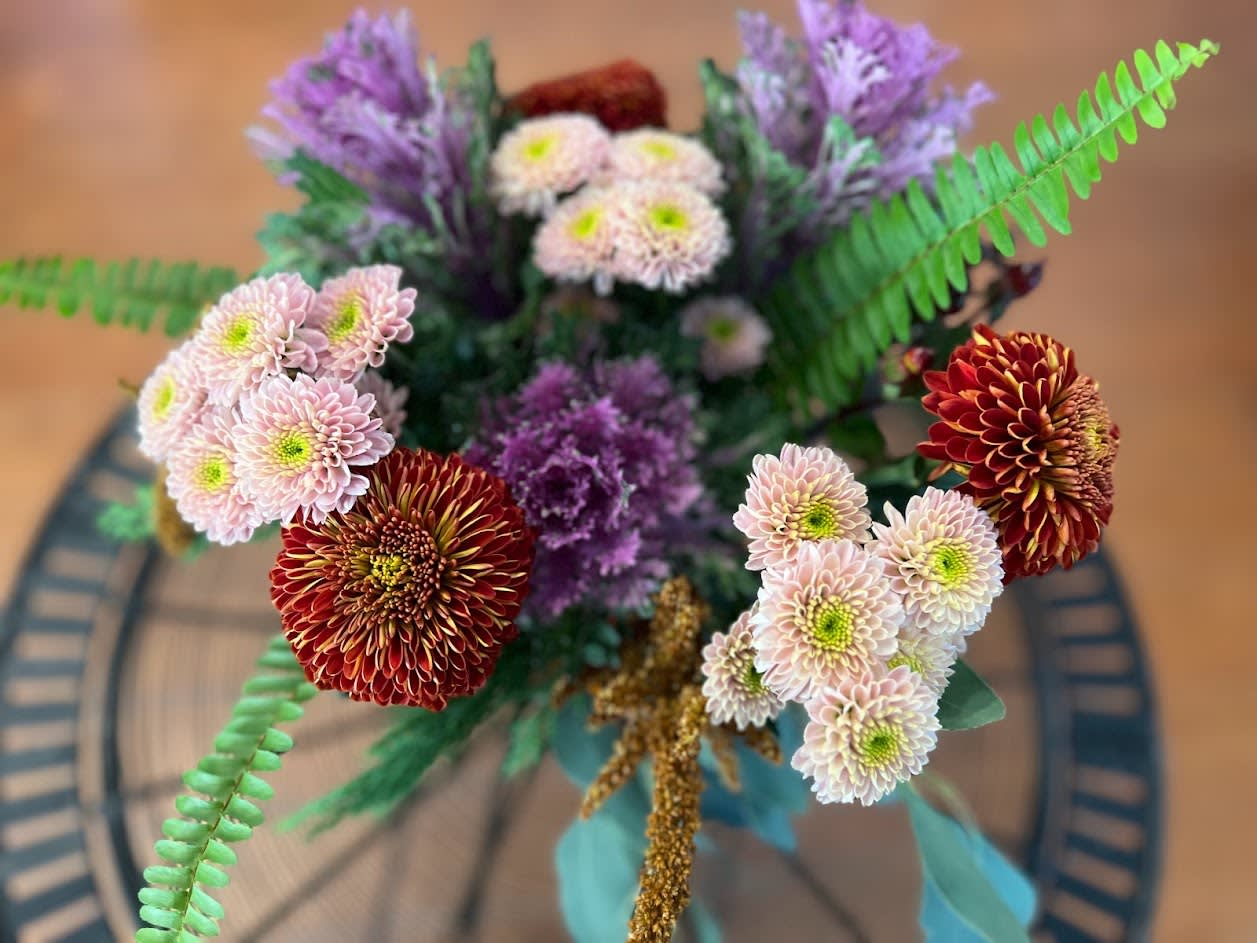 Kale, Mums, and Autumn feels