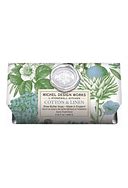 COTTON & LINEN LARGE BATH SOAP BAR
