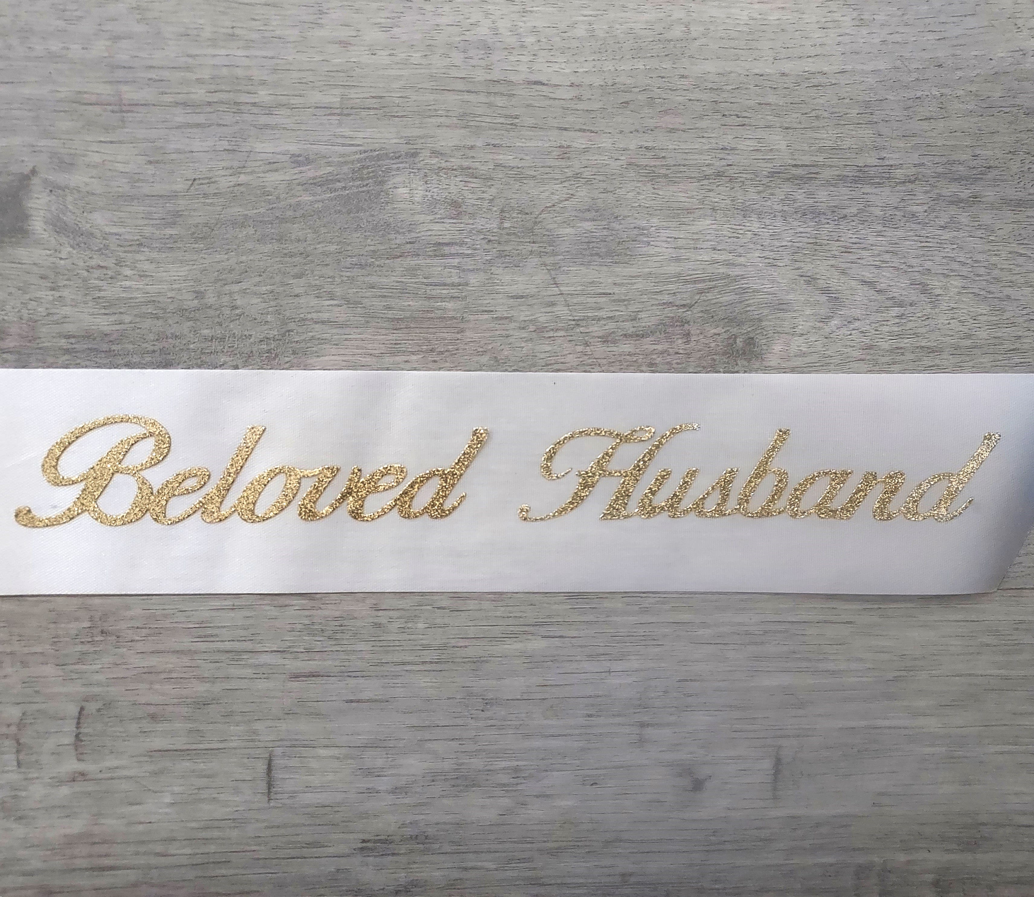 Banner Beloved Husband Flower Bouquet