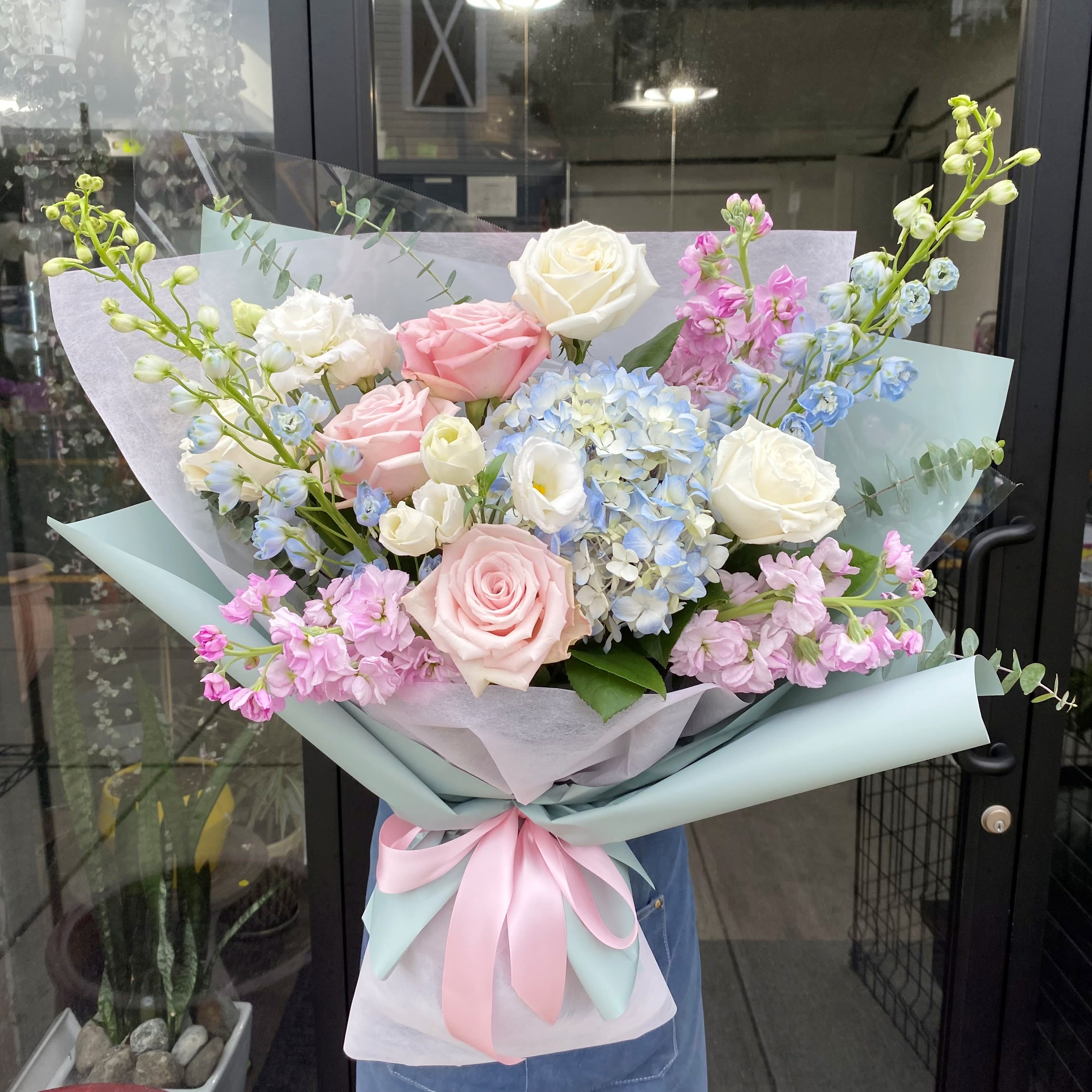 Pastel Hand Tied Bouquet