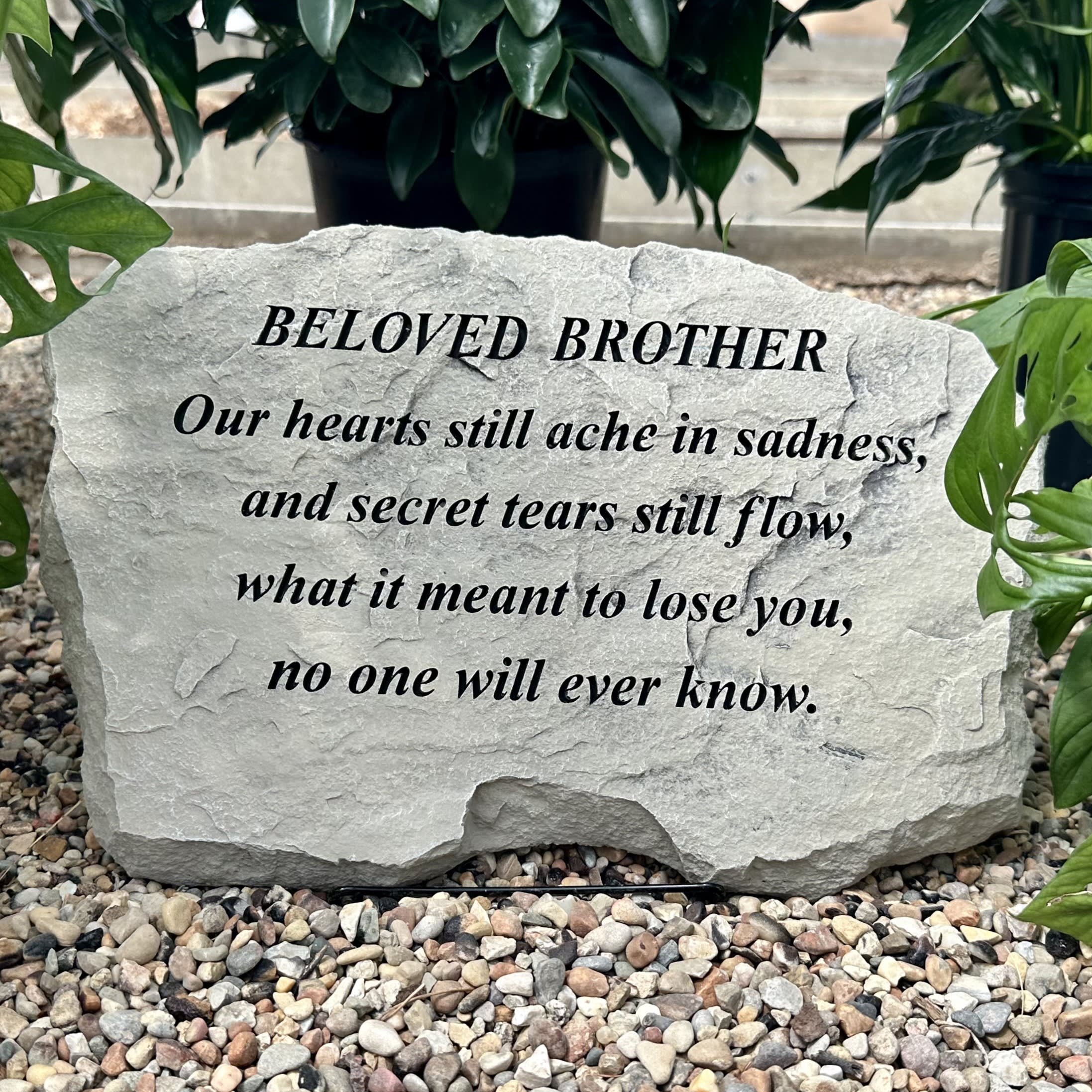 Beloved Brother Memorial Stone
