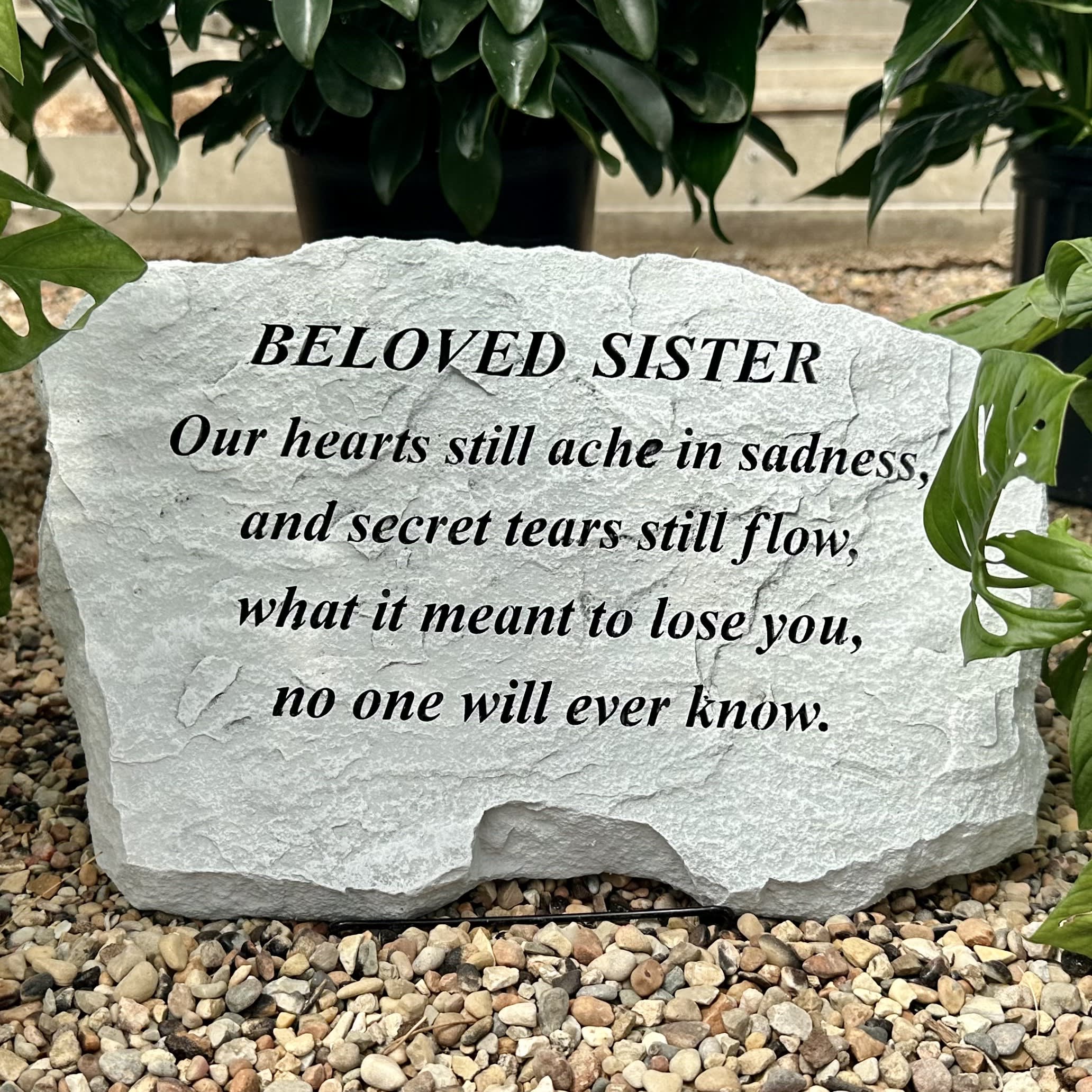 Beloved Sister Memorial Stone