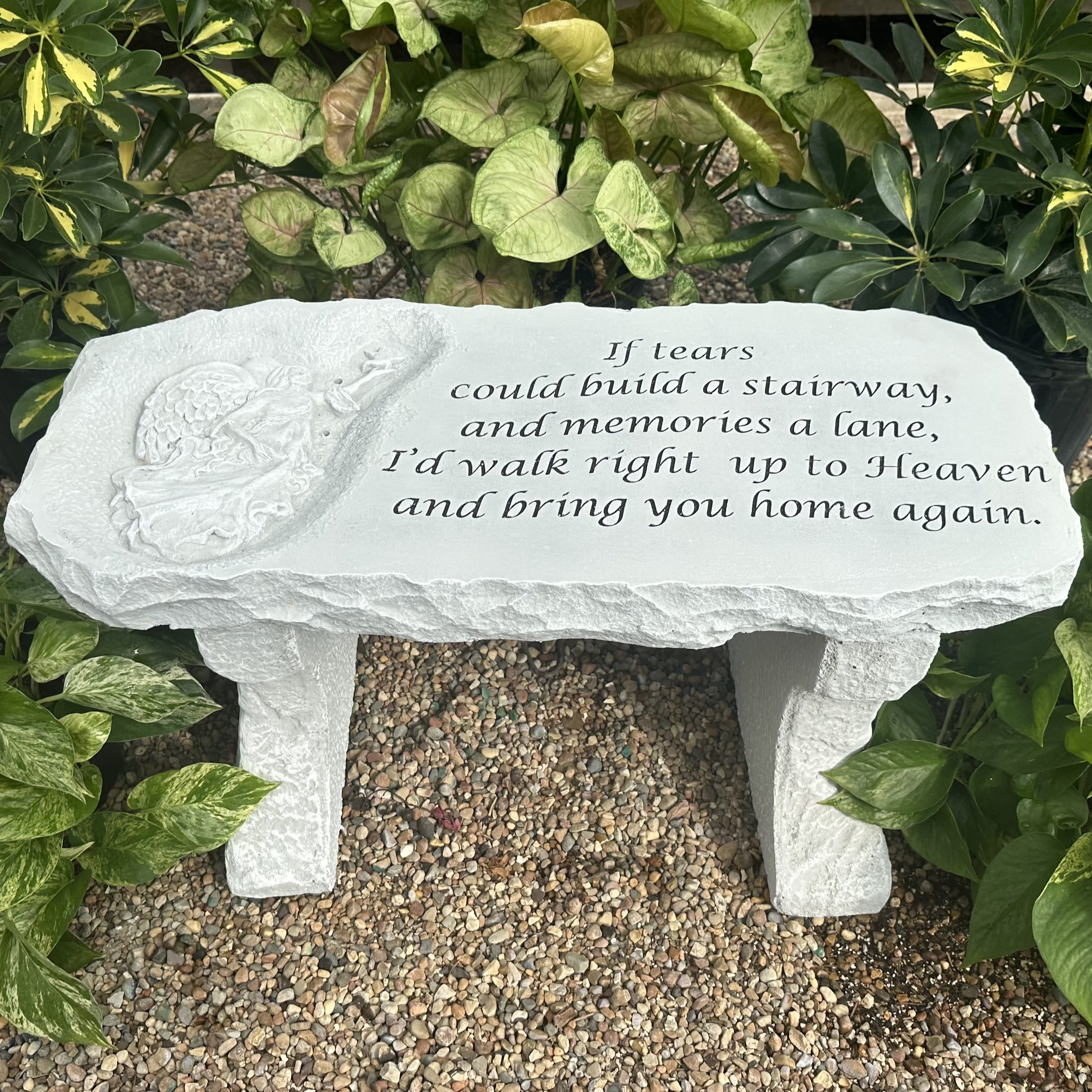 If Tears w/Angel Memorial Bench
