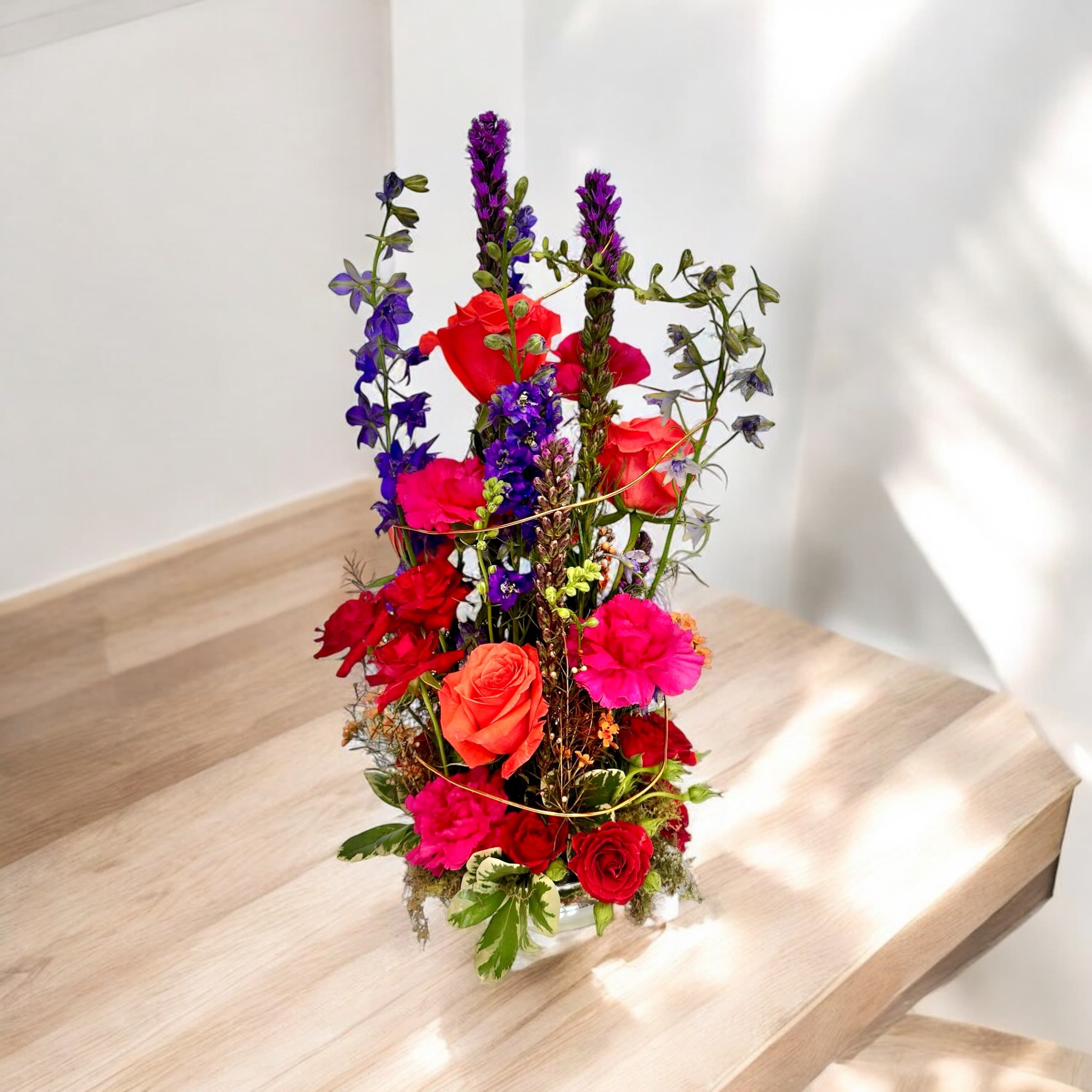 Whimsical Beauty Centerpiece Flower Bouquet