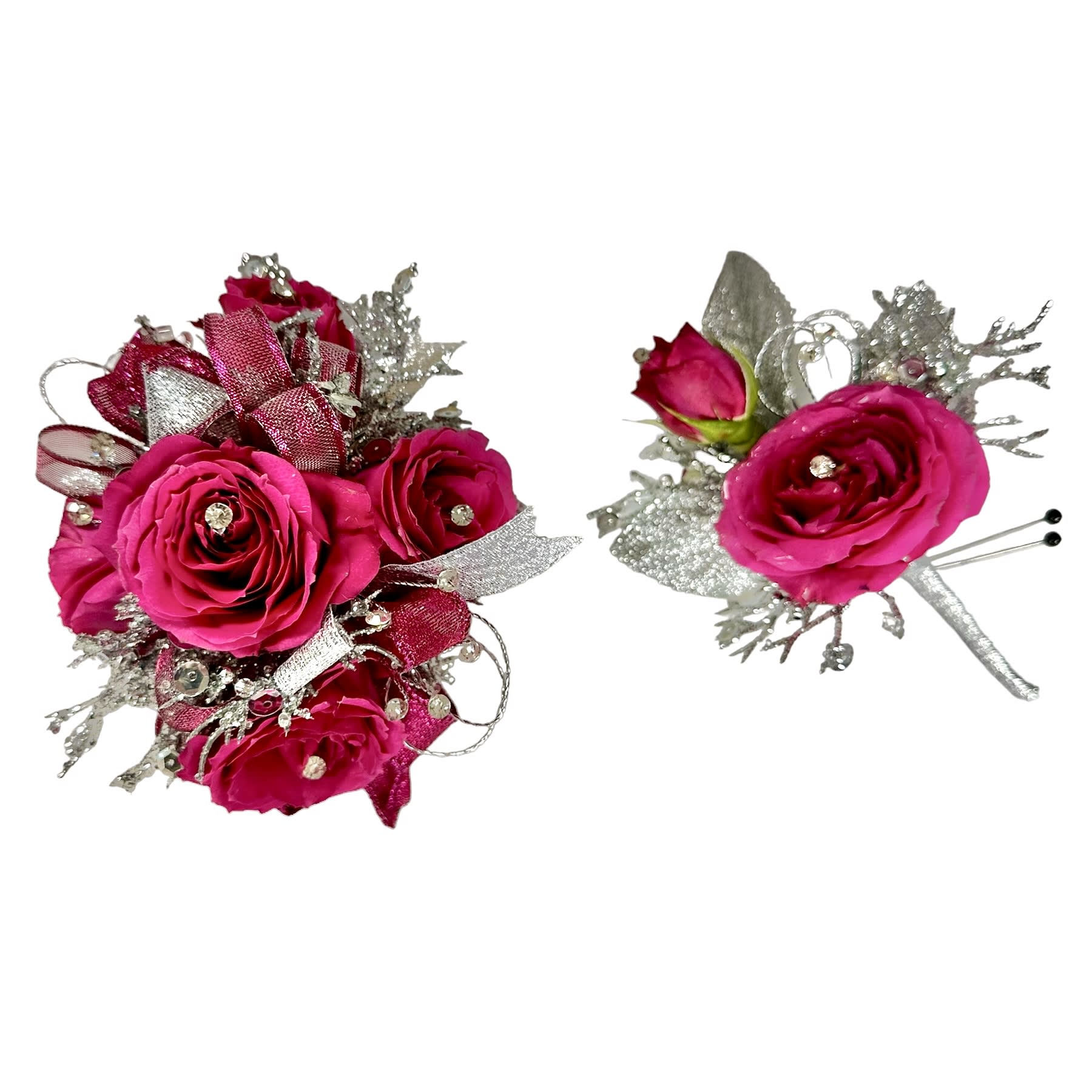 Sugar Pop Wristlet and Boutonniere