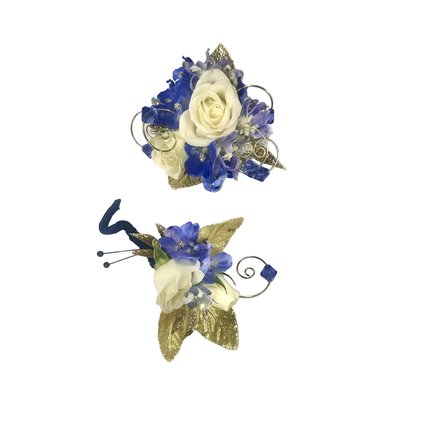 Petal Push Wristlet and Boutonniere Set