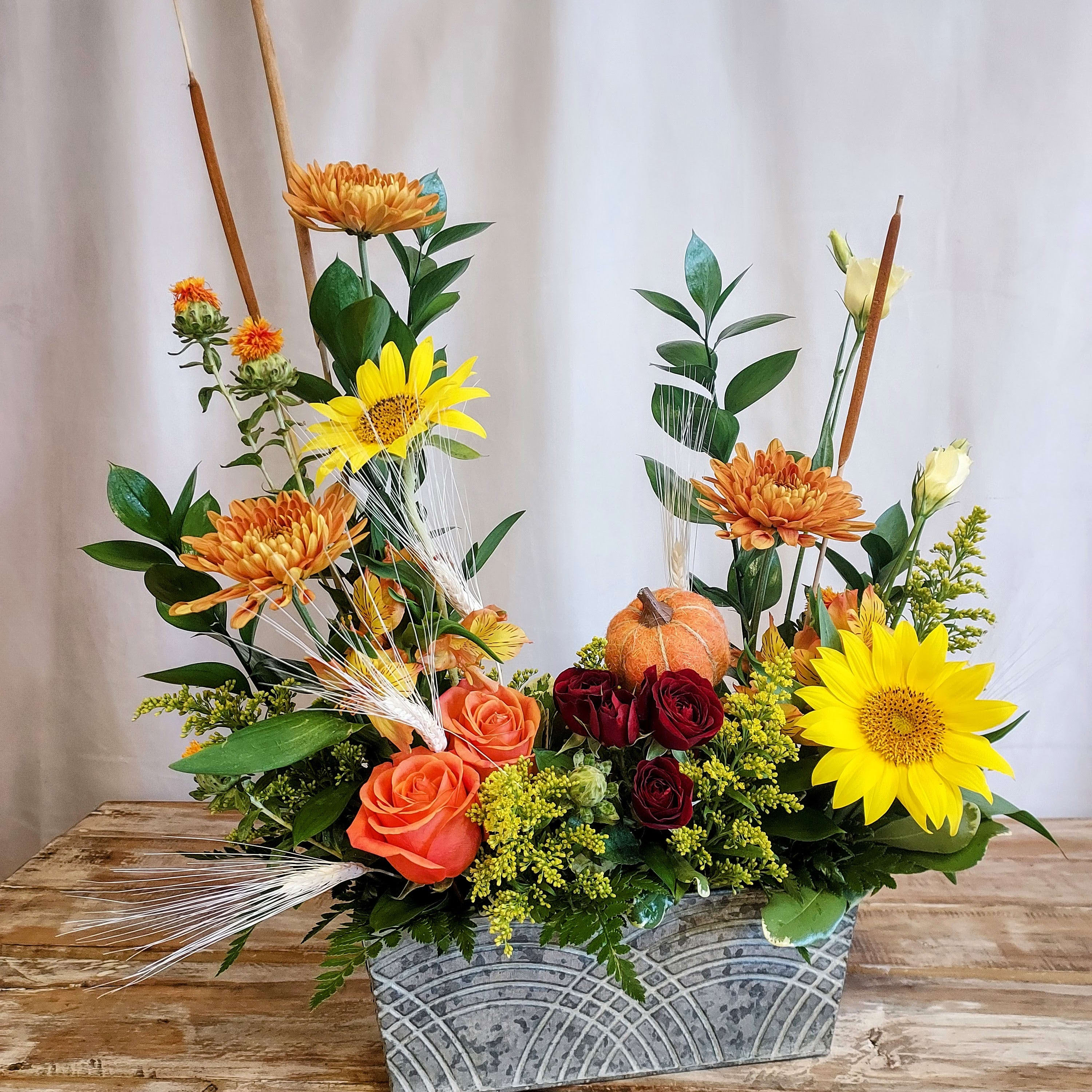 Autumn Box Flower Bouquet