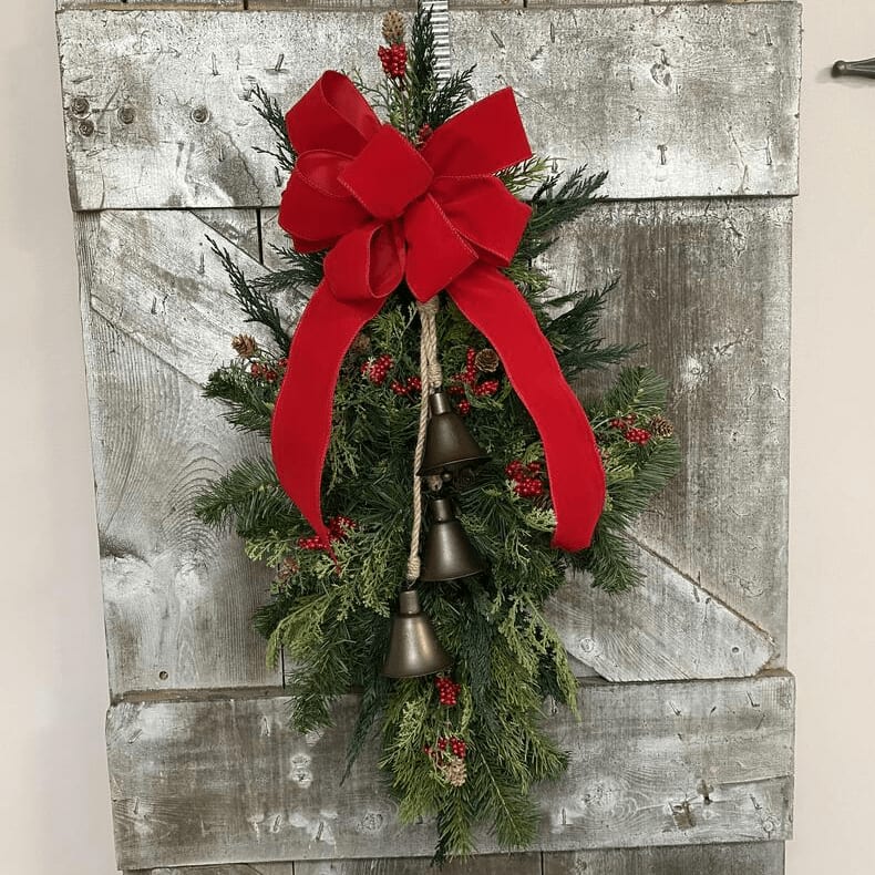 Christmas Bells Are Ringing Silk (Artificial) Swag