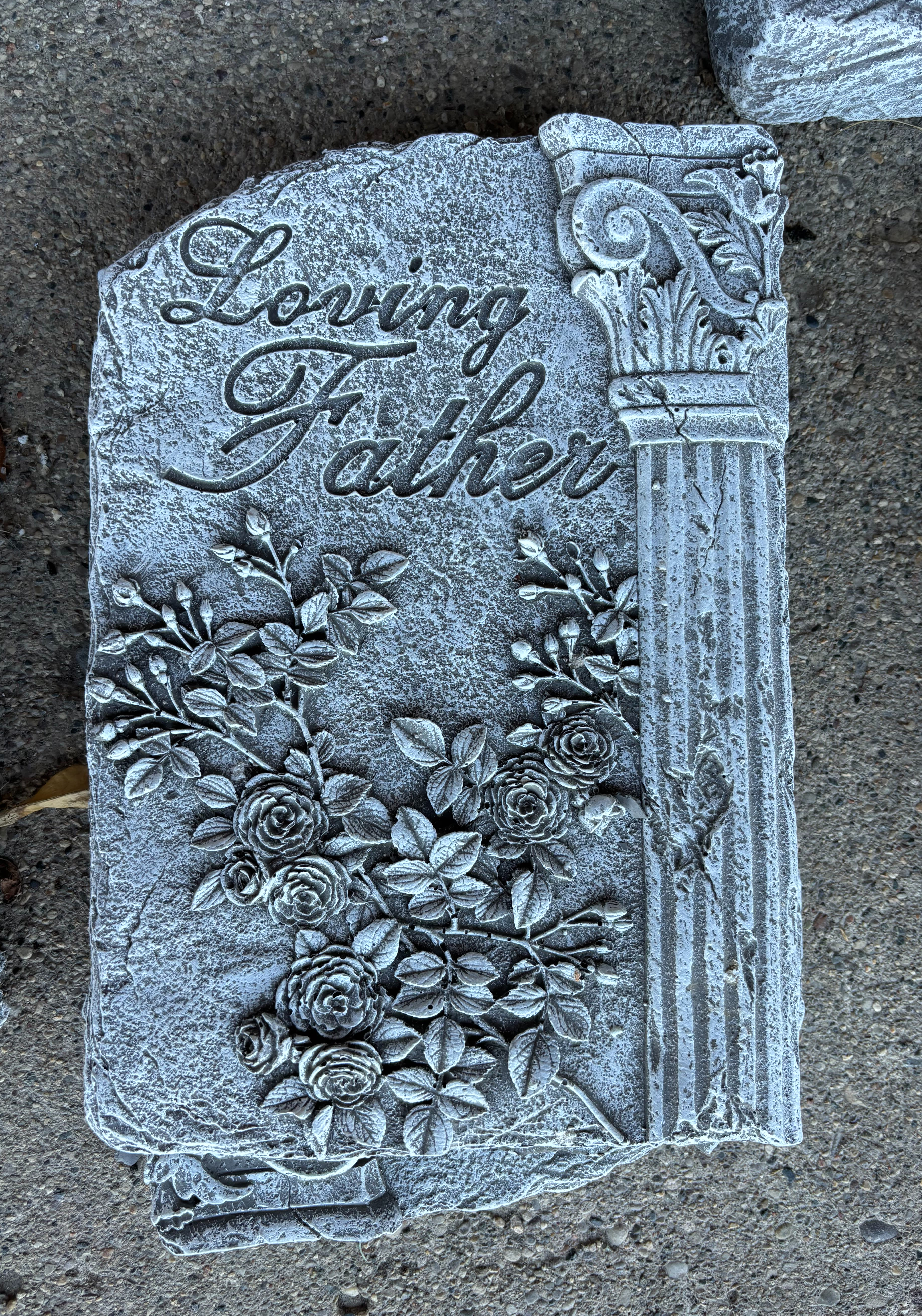 Loving Father Concrete Garden Stone