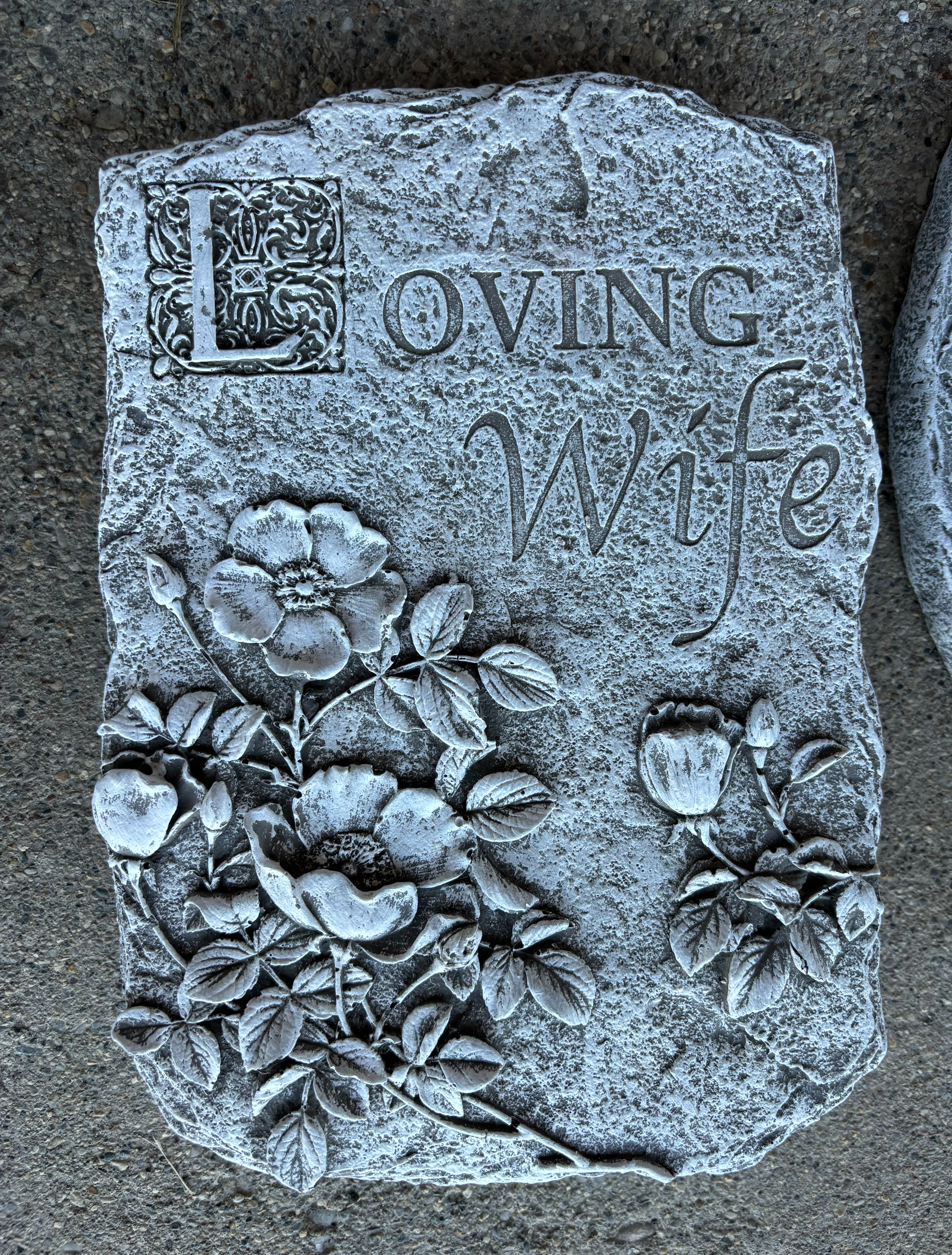 Loving Wife Concrete Garden Stone