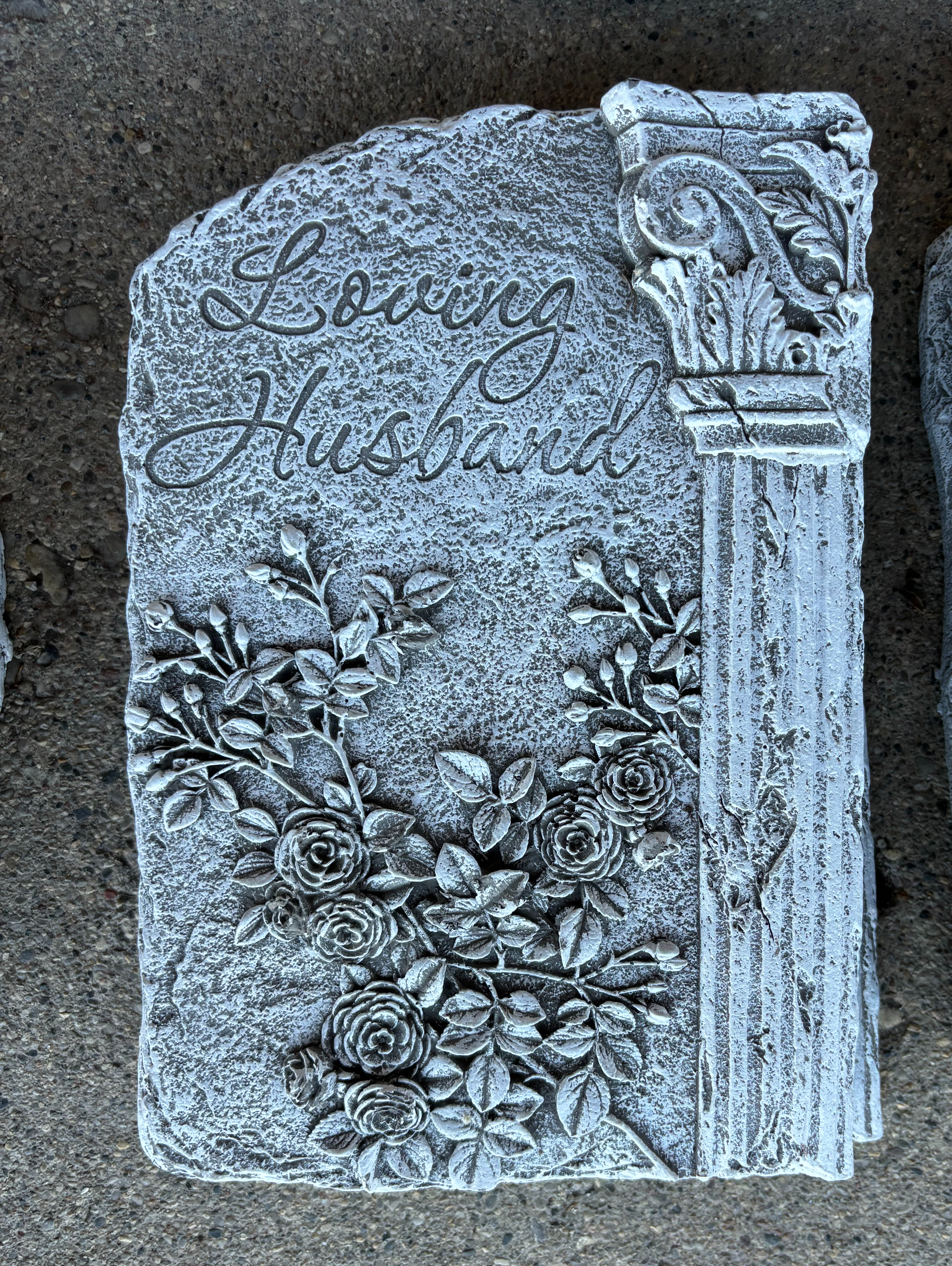 Loving Husband Concrete Garden Stone