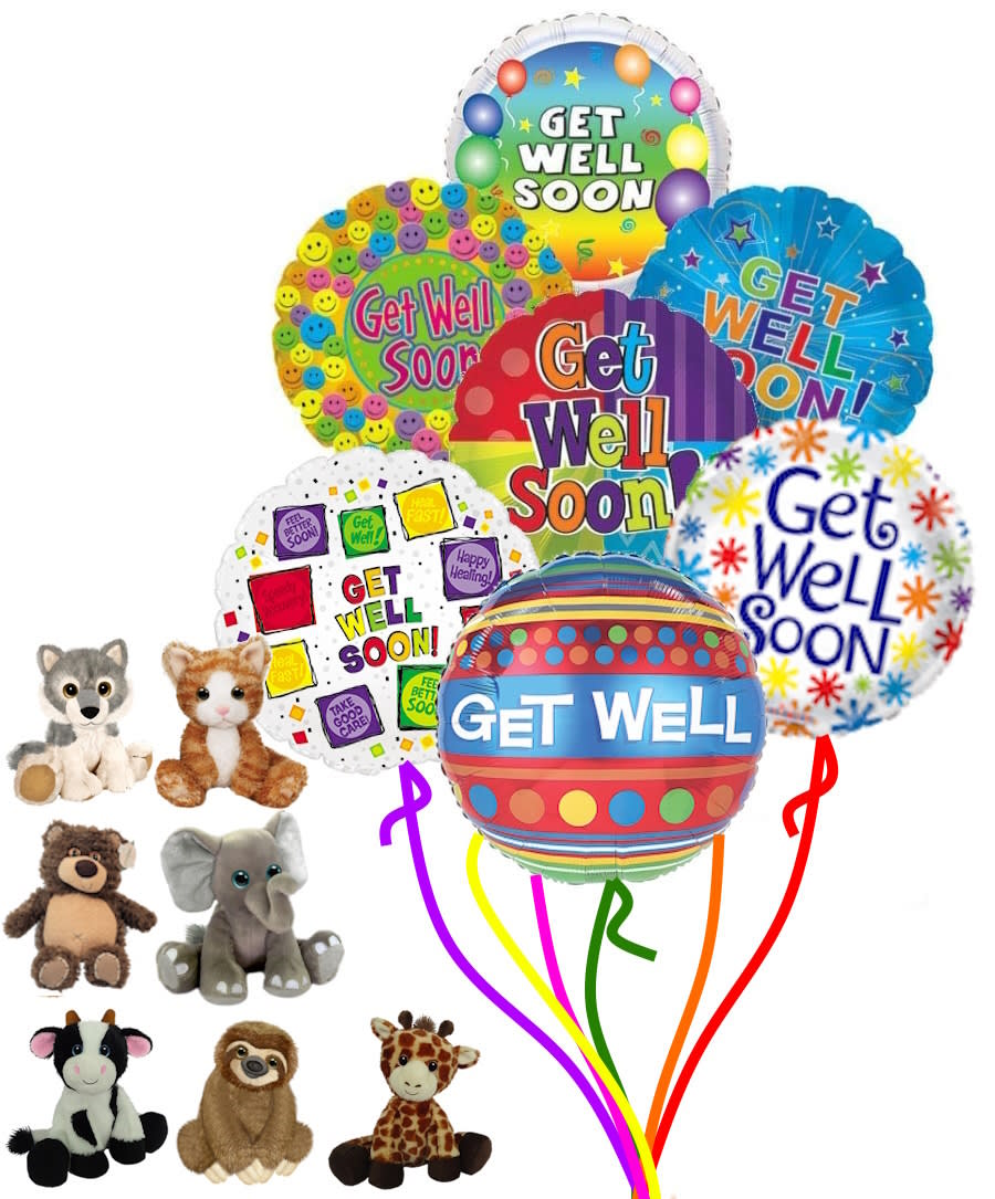 Get Well Soon Balloons  And Pal