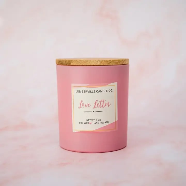 Love Letter Lumberville Soy Candle Flower Bouquet