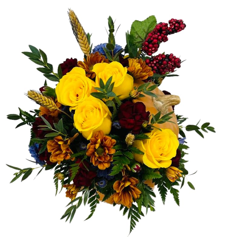 Golden Hour Pumpkin IF-5028 Flower Bouquet
