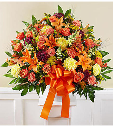 STANDING MIXED BASKET - FALL COLORS