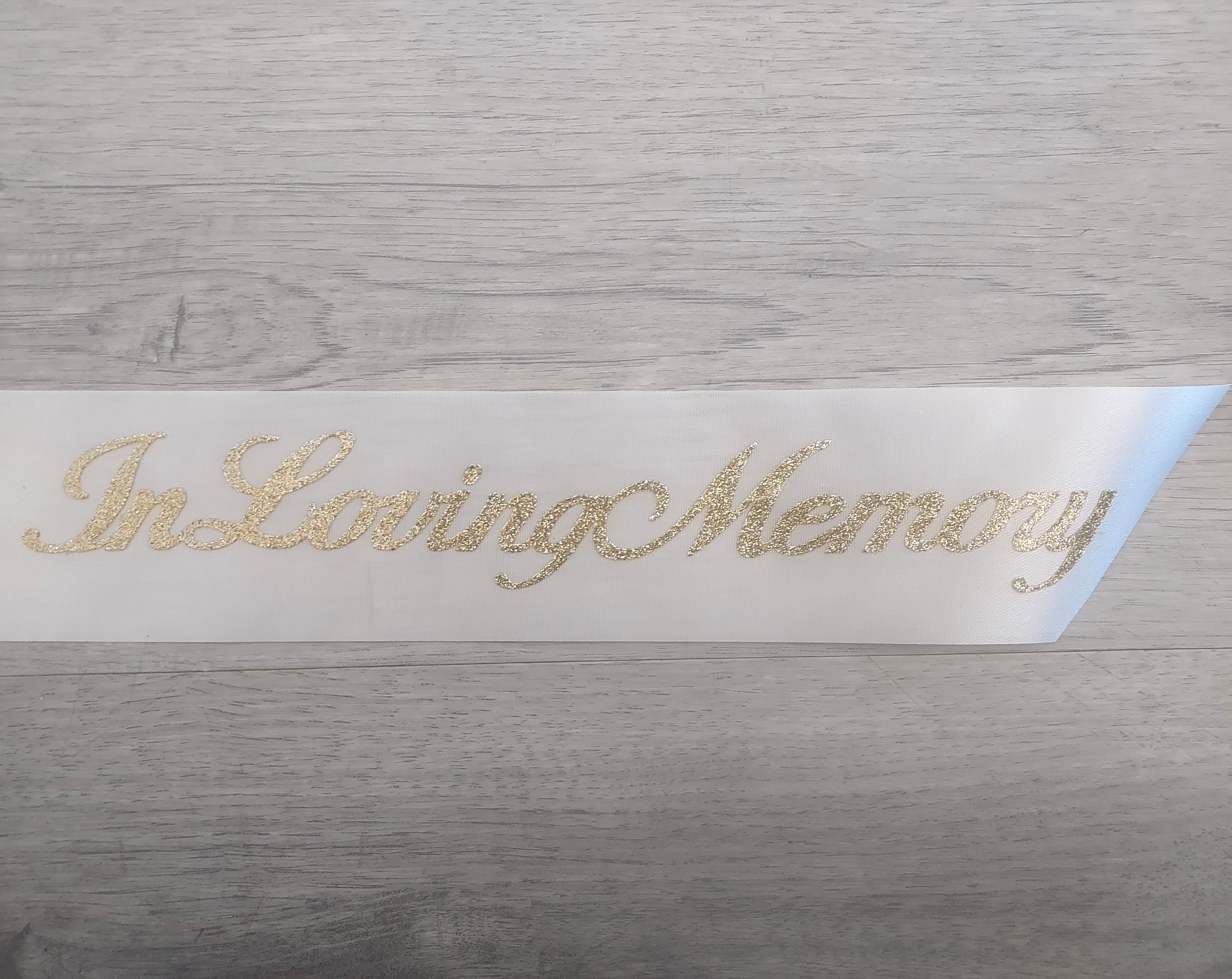 Banner In Loving Memory Flower Bouquet