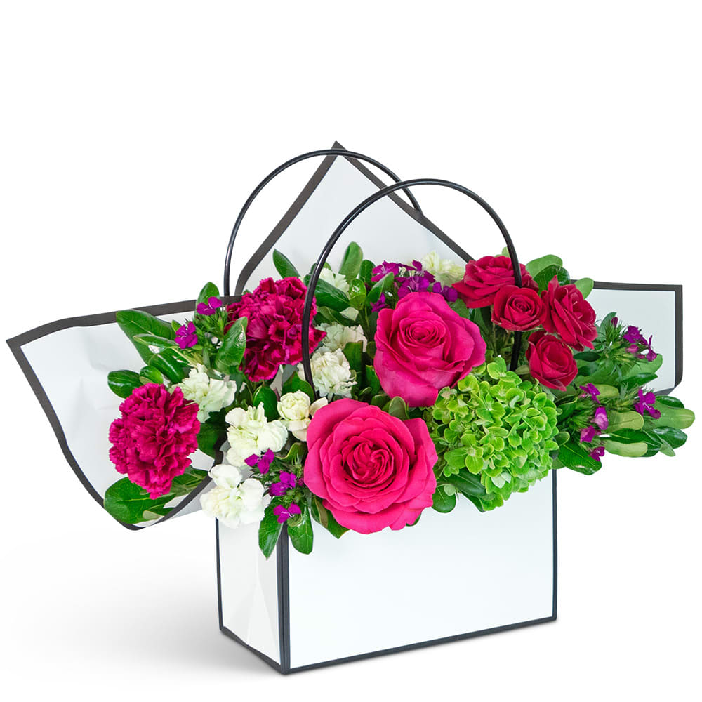 Petal Perfection Tote Flower Bouquet
