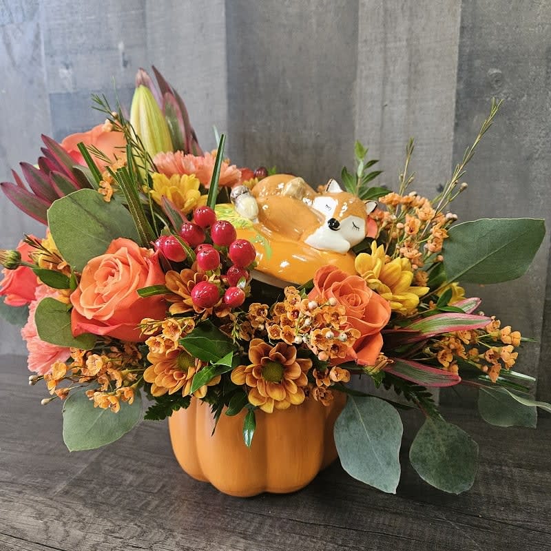 Fox In The Forest Of Fall