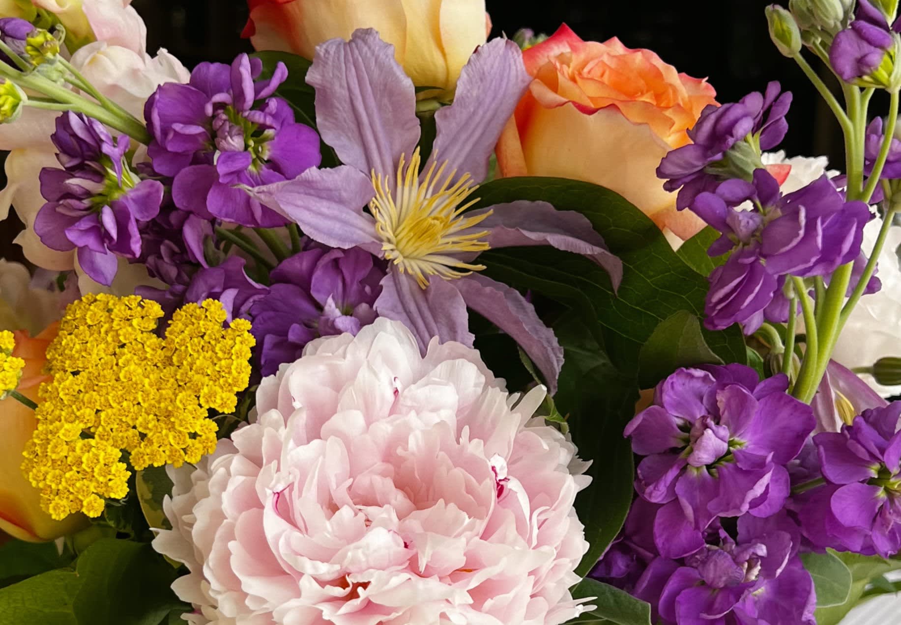 Colorful palette Flower Bouquet