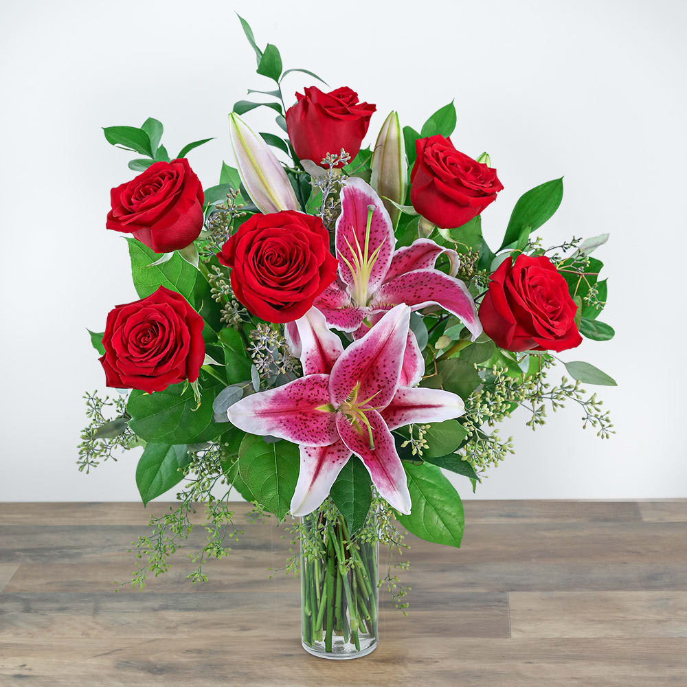 Roses and Romance Flower Bouquet