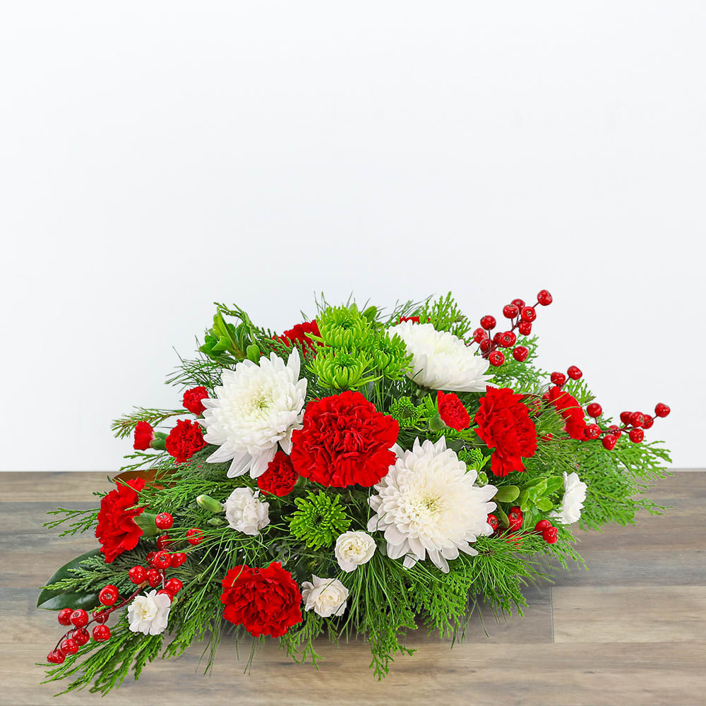 Tidings of Joy Centerpiece Flower Bouquet