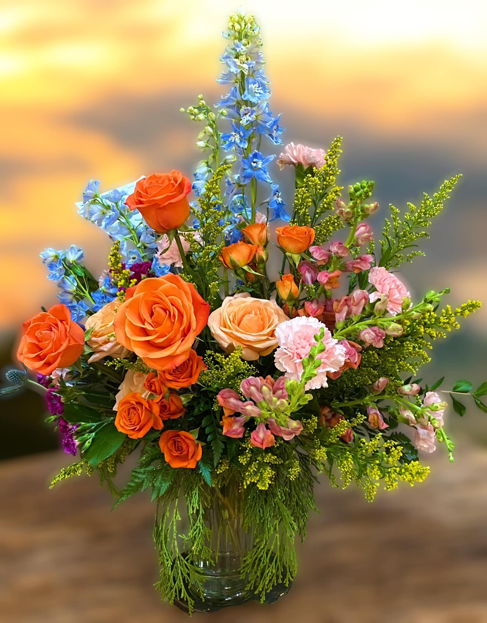 Lake Ontario Sunset Flower Bouquet