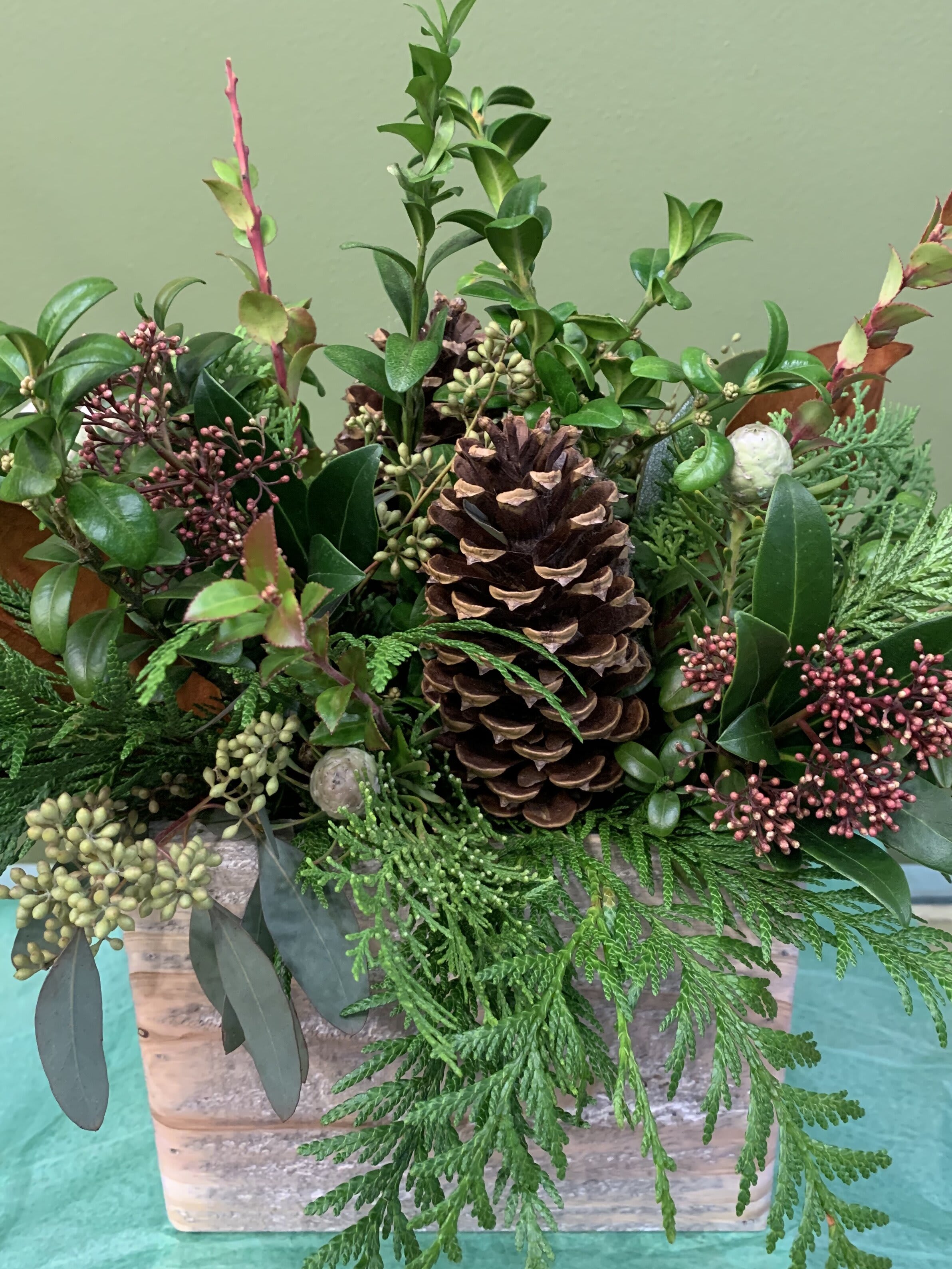 Winter Woodland Flower Bouquet
