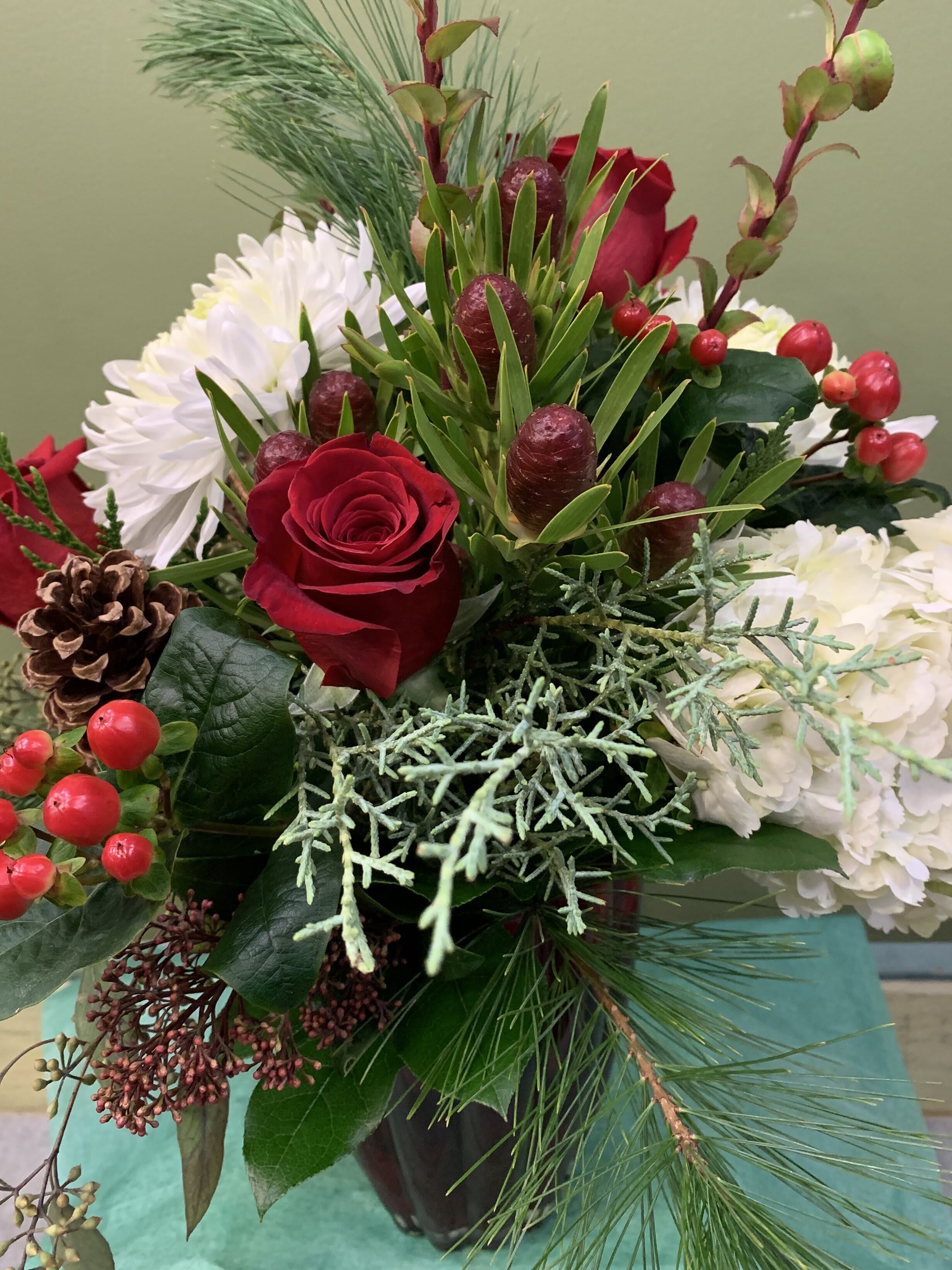 Joyous Winter Arrangement Flower Bouquet