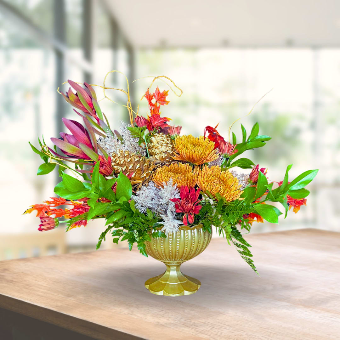 Golden Horizon Flower Bouquet