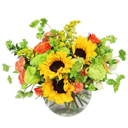 Supreme Sunflowers Vase