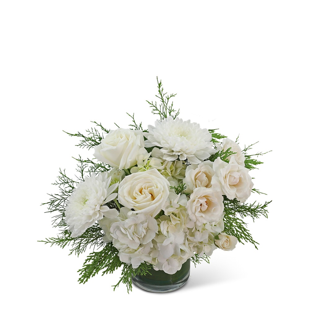 Frosted Swan Elegance Flower Bouquet