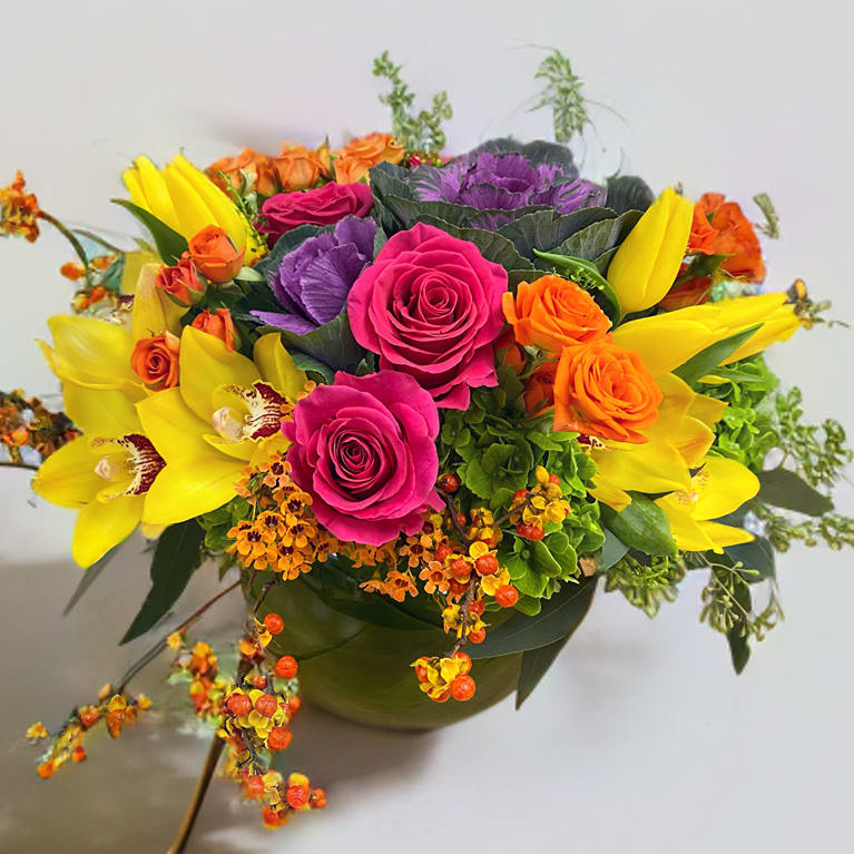 Golden Harvest Flower Bouquet