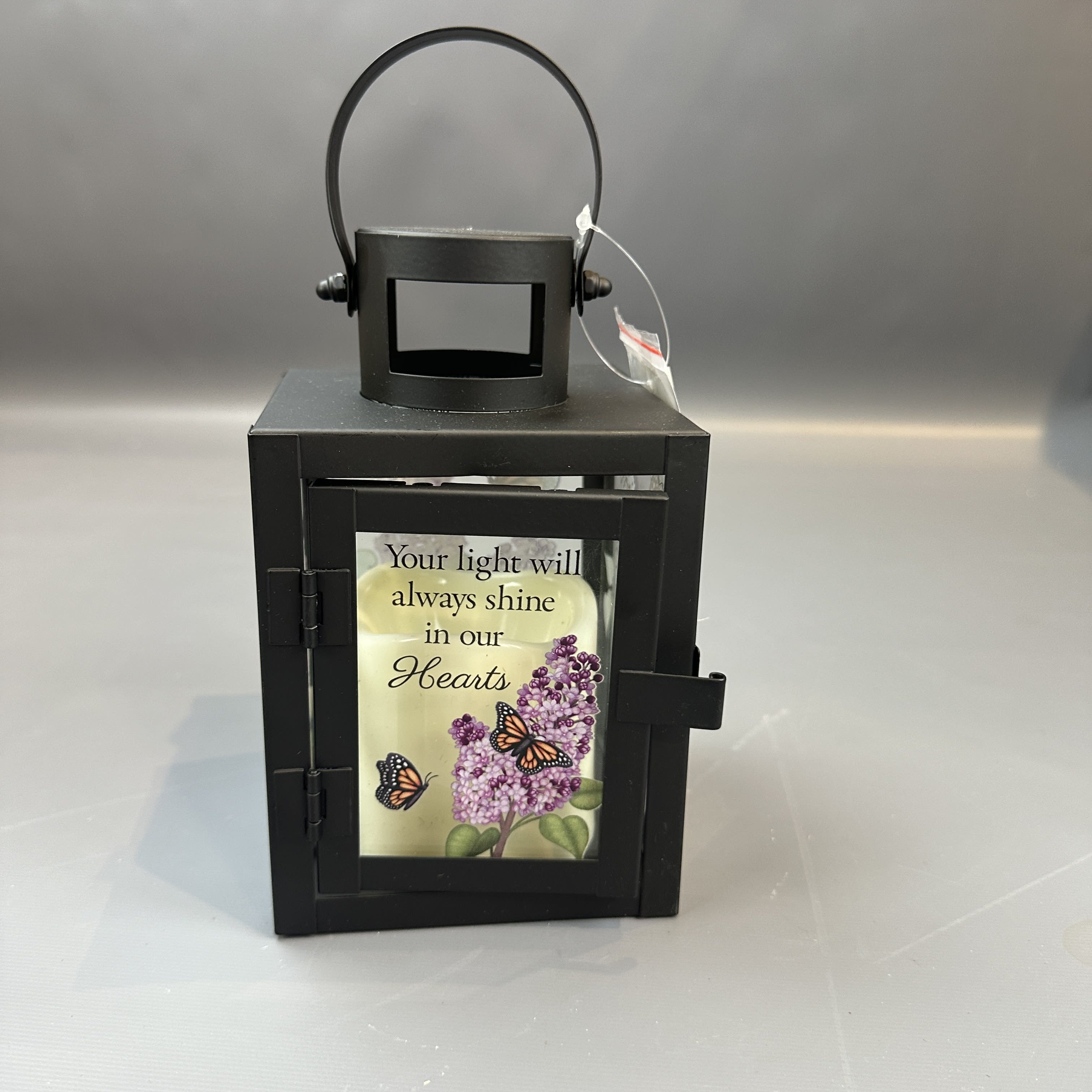 LIGHT SHINE IN OUR HEARTS LANTERN WITH CANDLE Flower Bouquet