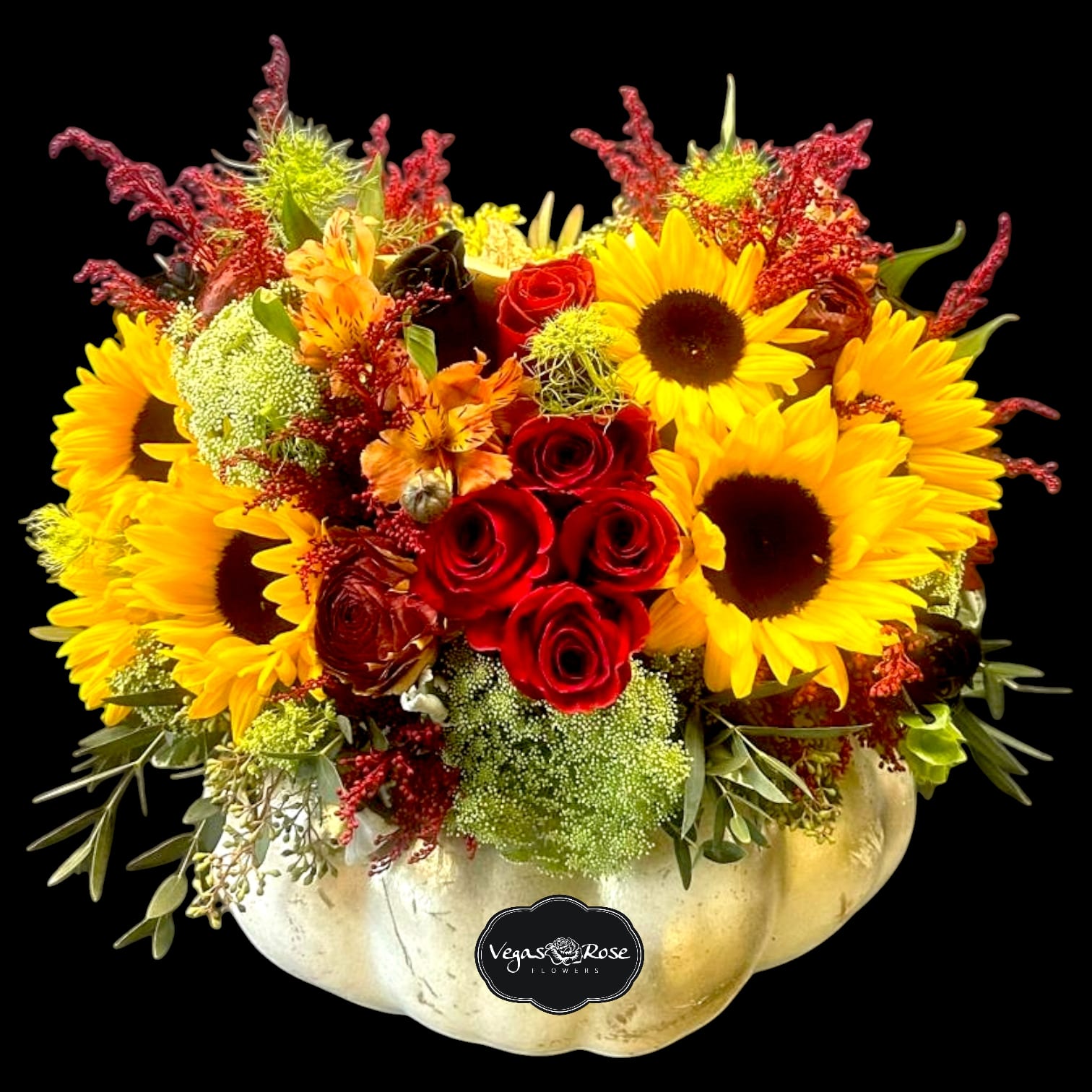 SUNFLOWERS GLOW PUMPKIN