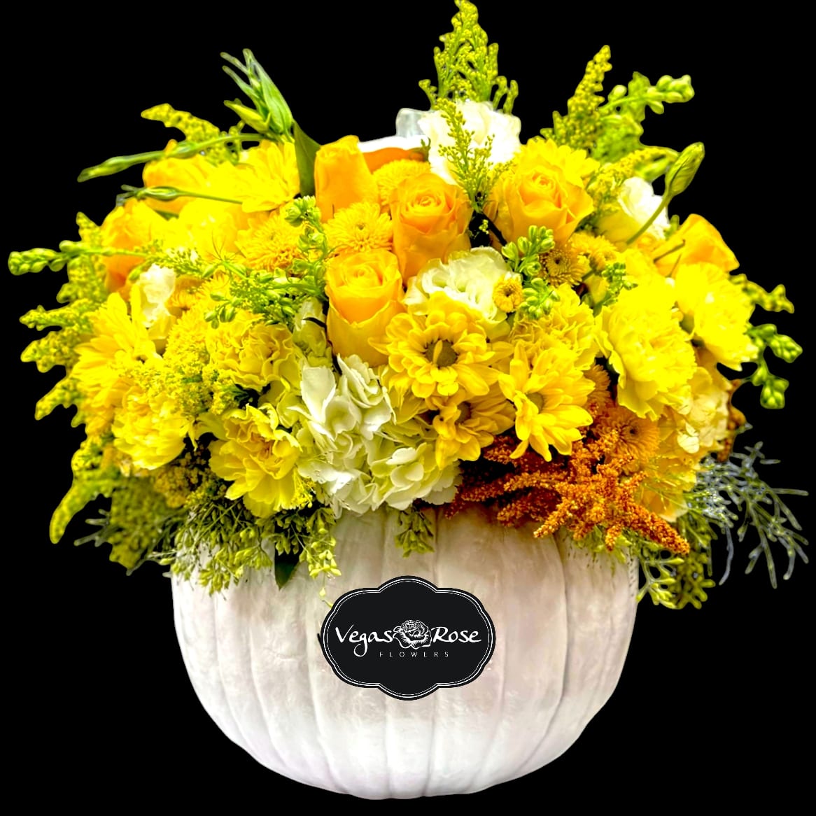 THANKFUL IN WHITE PUMPKIN