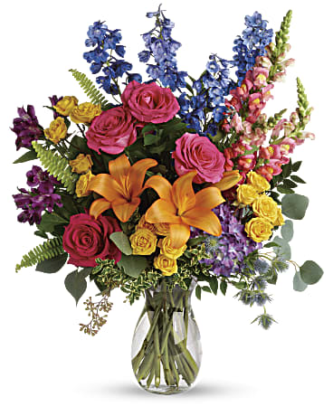 COLORS OF THE RAINBOW Flower Bouquet