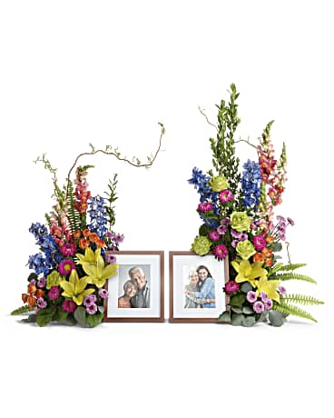 LOVING FAREWELL PHOTO TRIBUTE Flower Bouquet