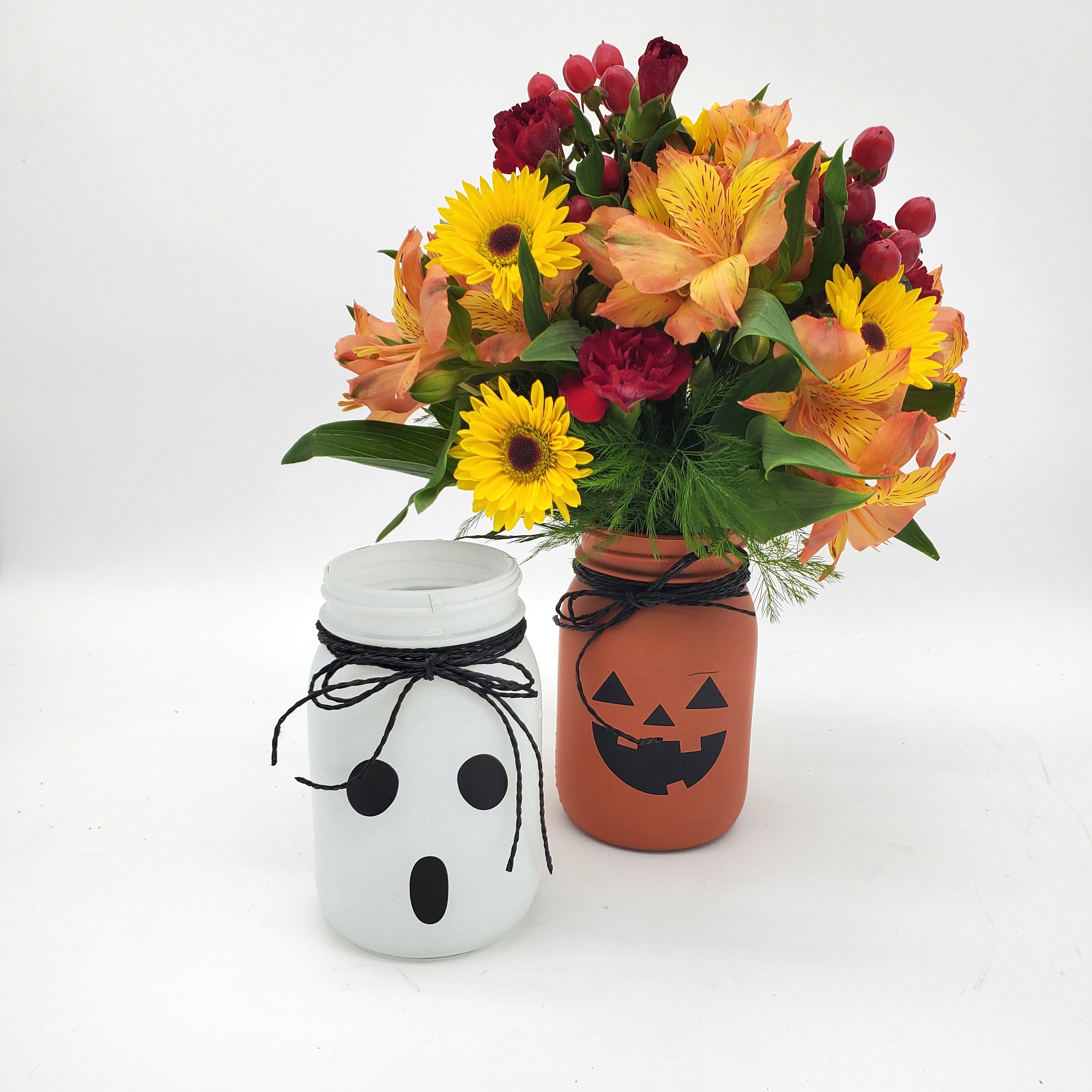 Mini Halloween Arrangement Flower Bouquet