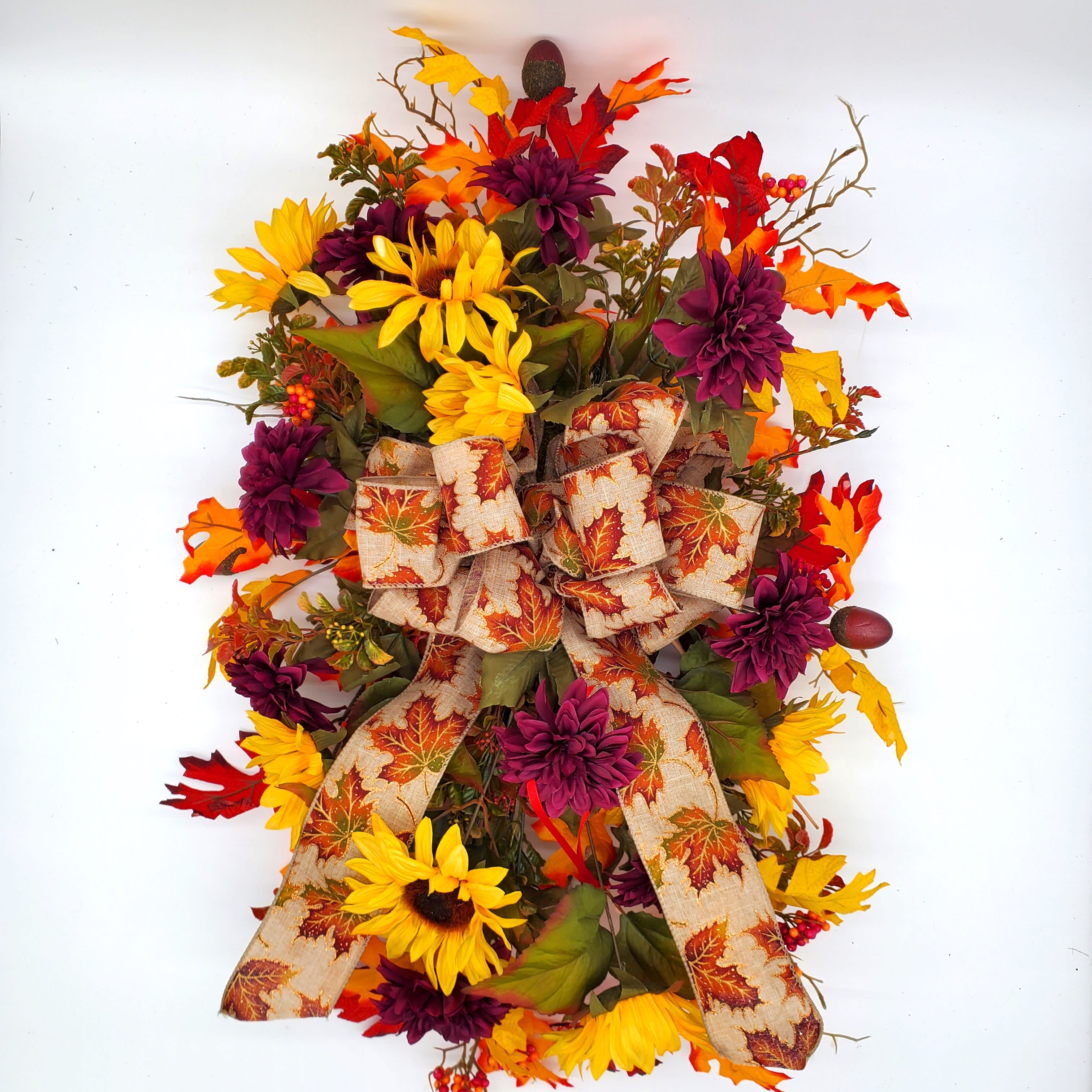 Sunflowers and Purple Wall Hanging