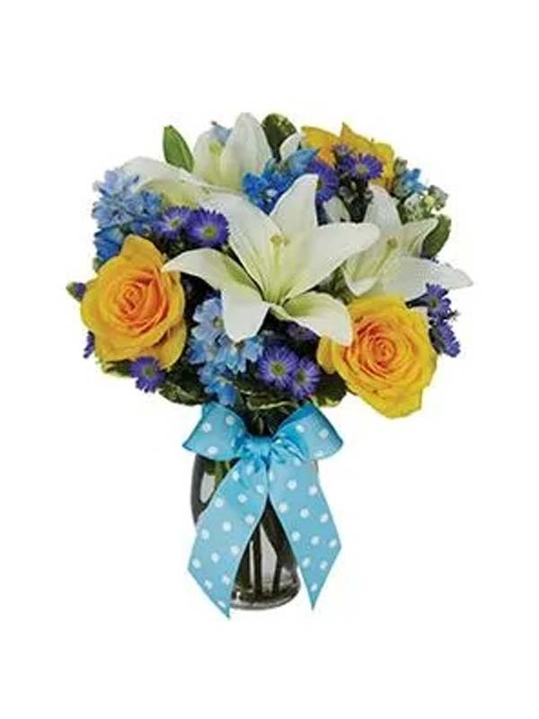 Beautiful Baby Bouquet – Blue