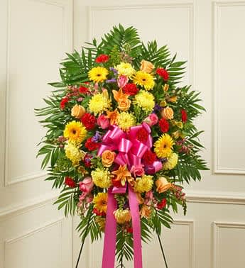 Profound Sympathies Standing Spray – Bright