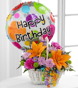 Happy Blooms Basket by FTD