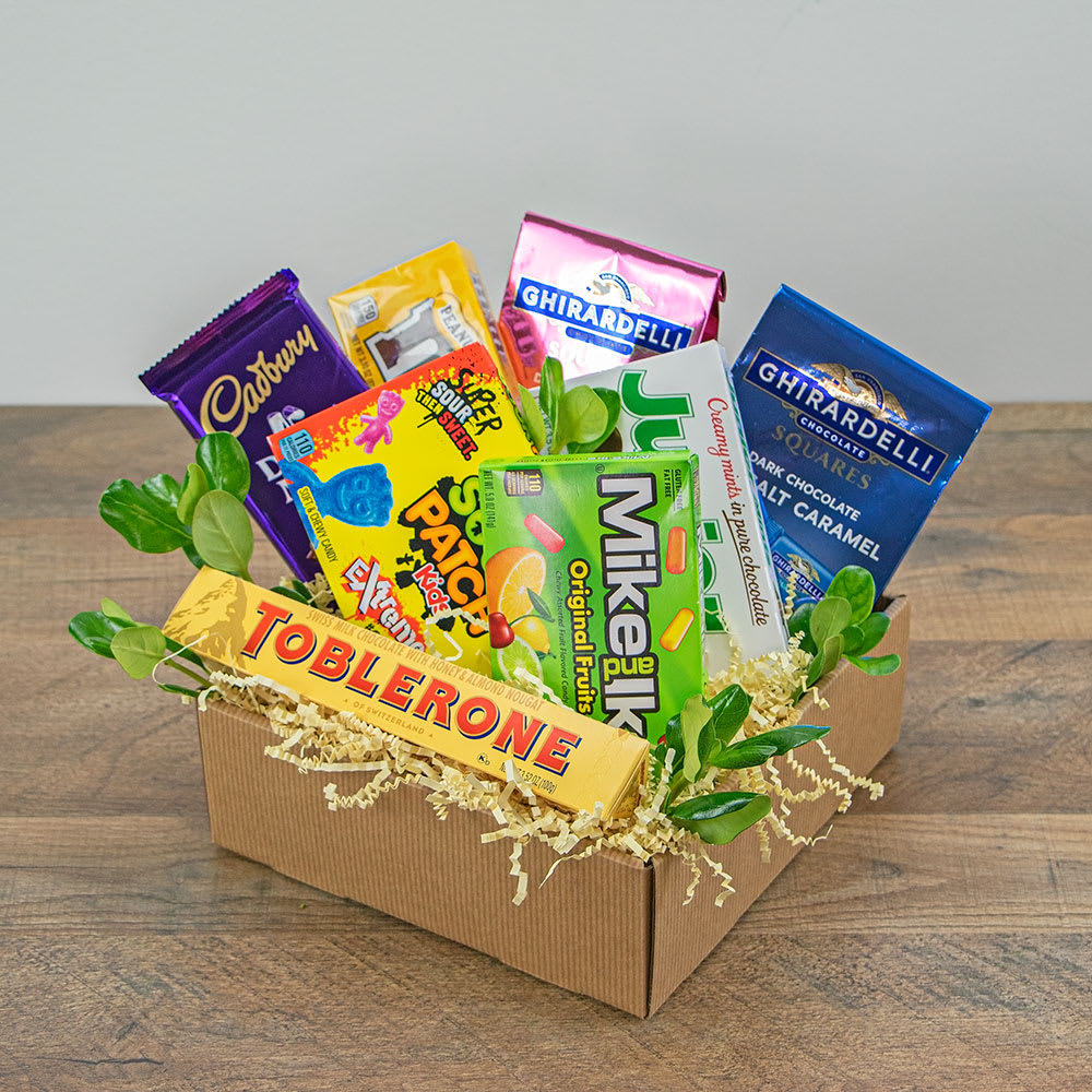 Stole the Show Basket Flower Bouquet