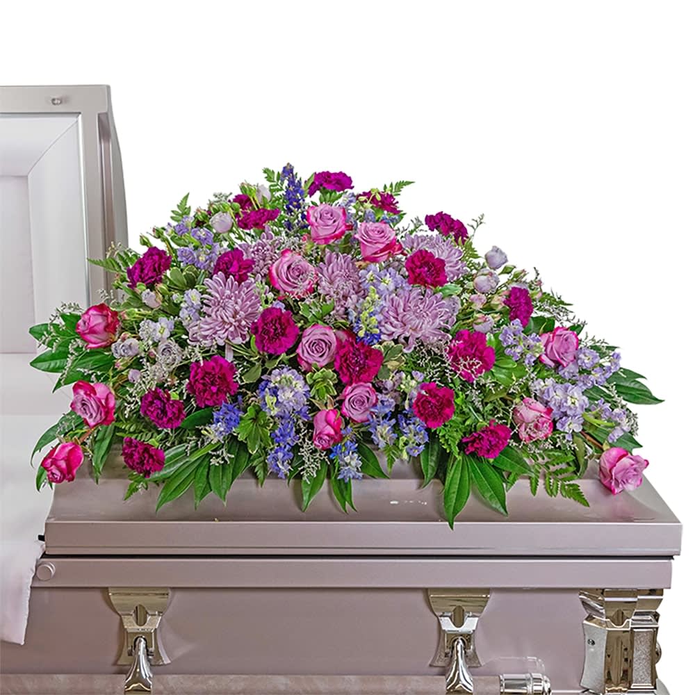 GRACEFULLY MAJESTIC CASKET SPRAY