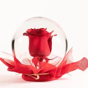 Red Rose Globe Flower Bouquet