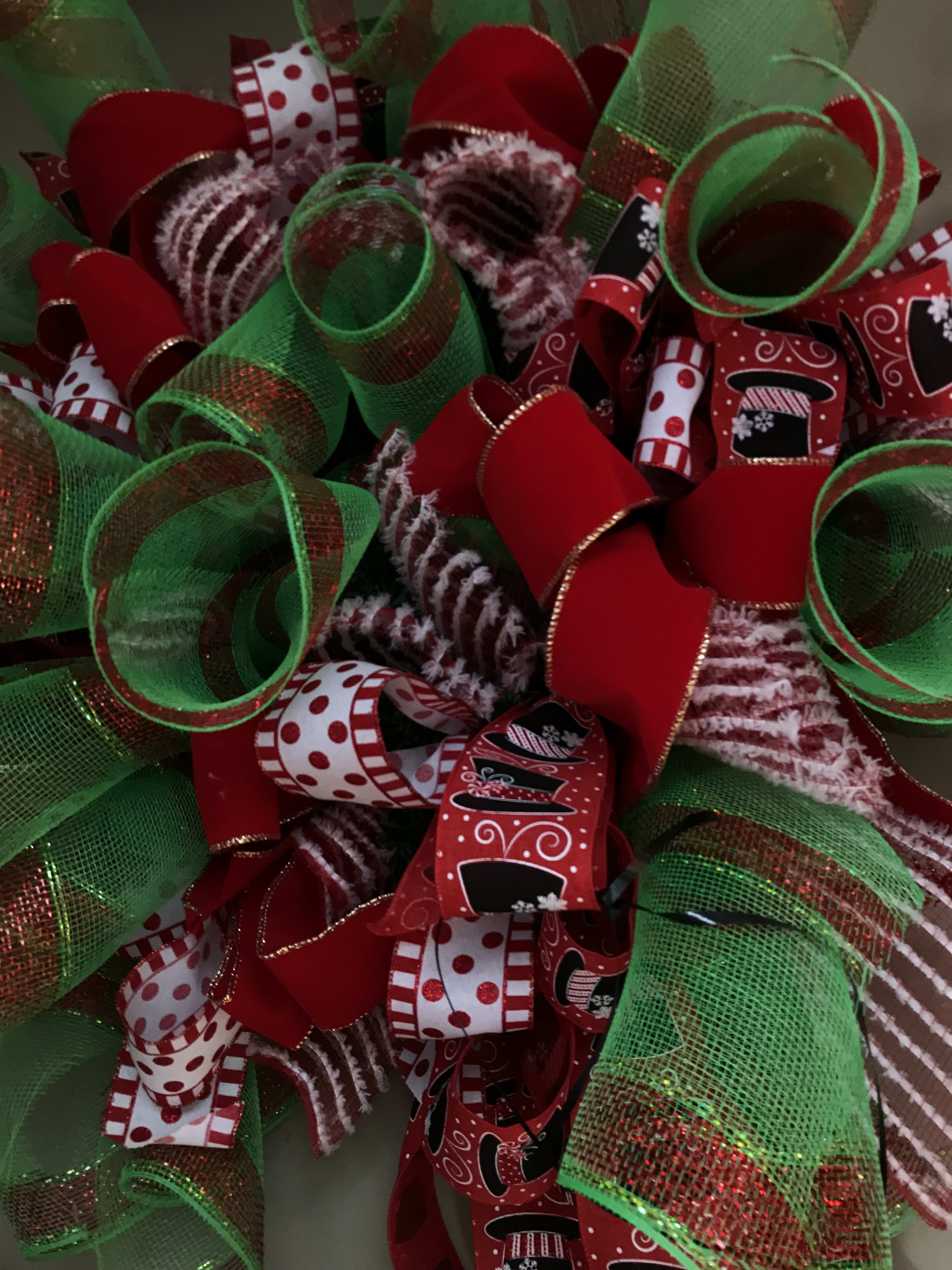 Ribbon Wreath Flower Bouquet