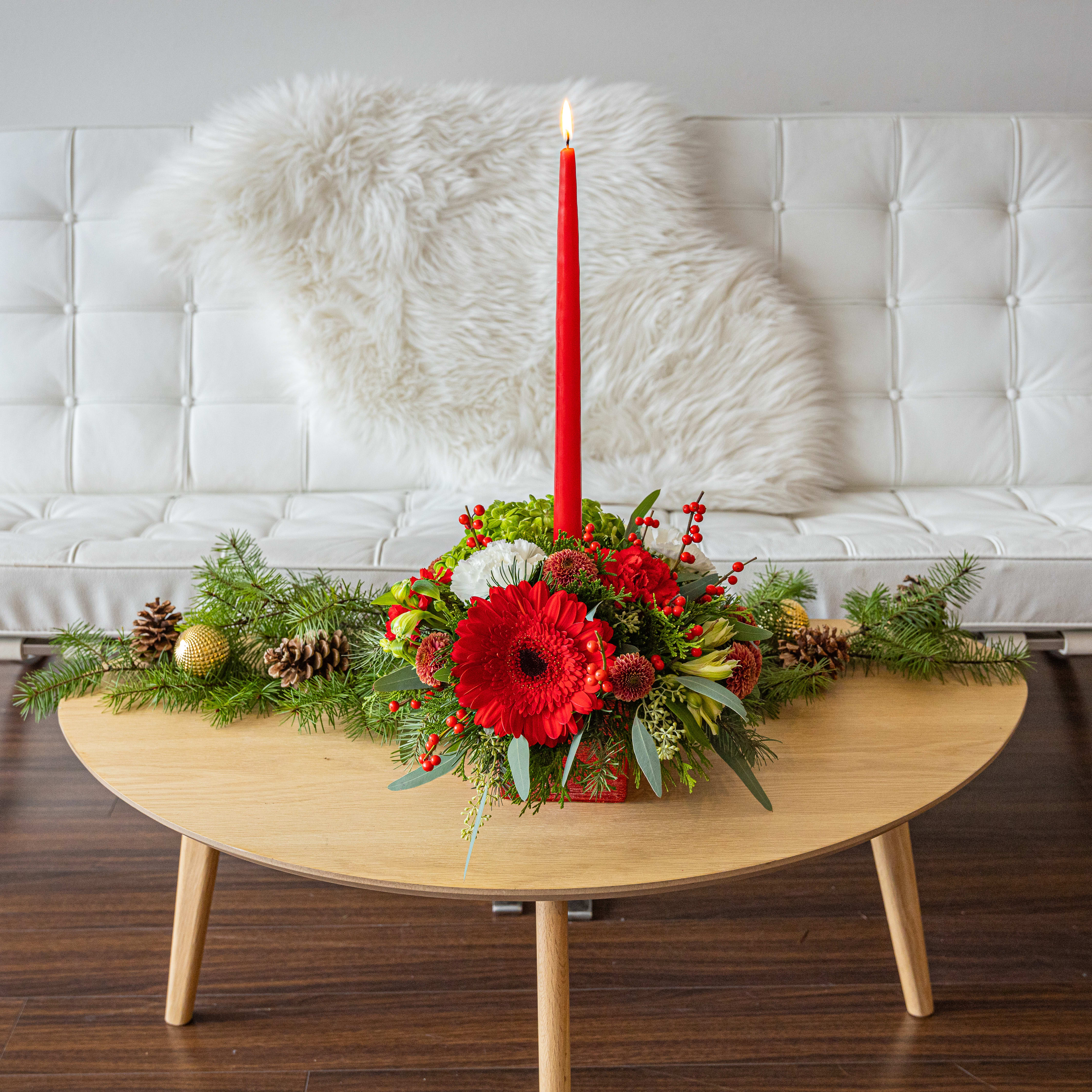 Deck the Halls Christmas Centerpiece