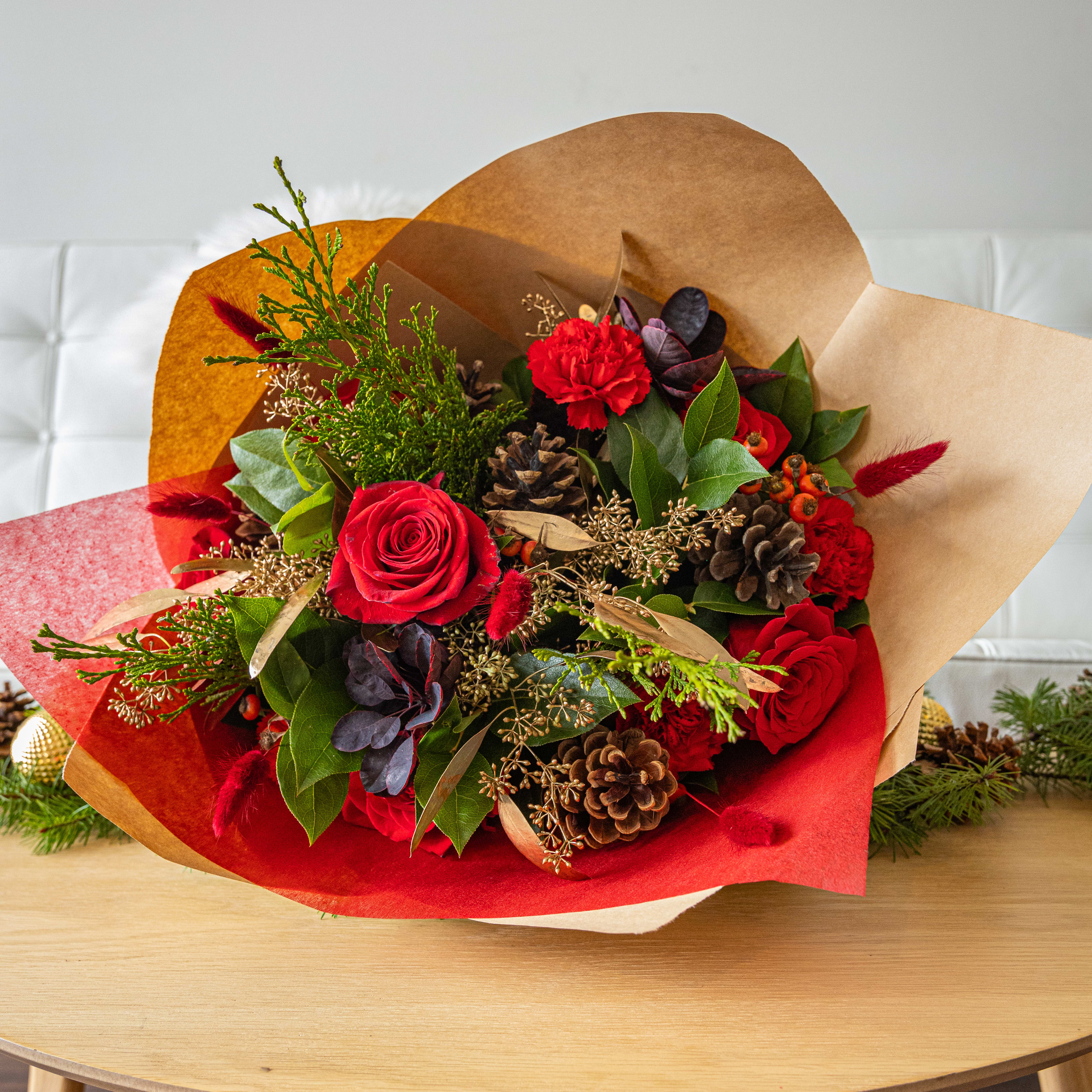 Woodland Roses Flower Arrangement