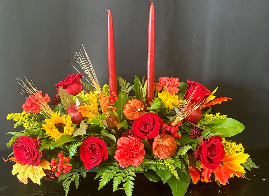 Thanksgiving Candle Centerpiece