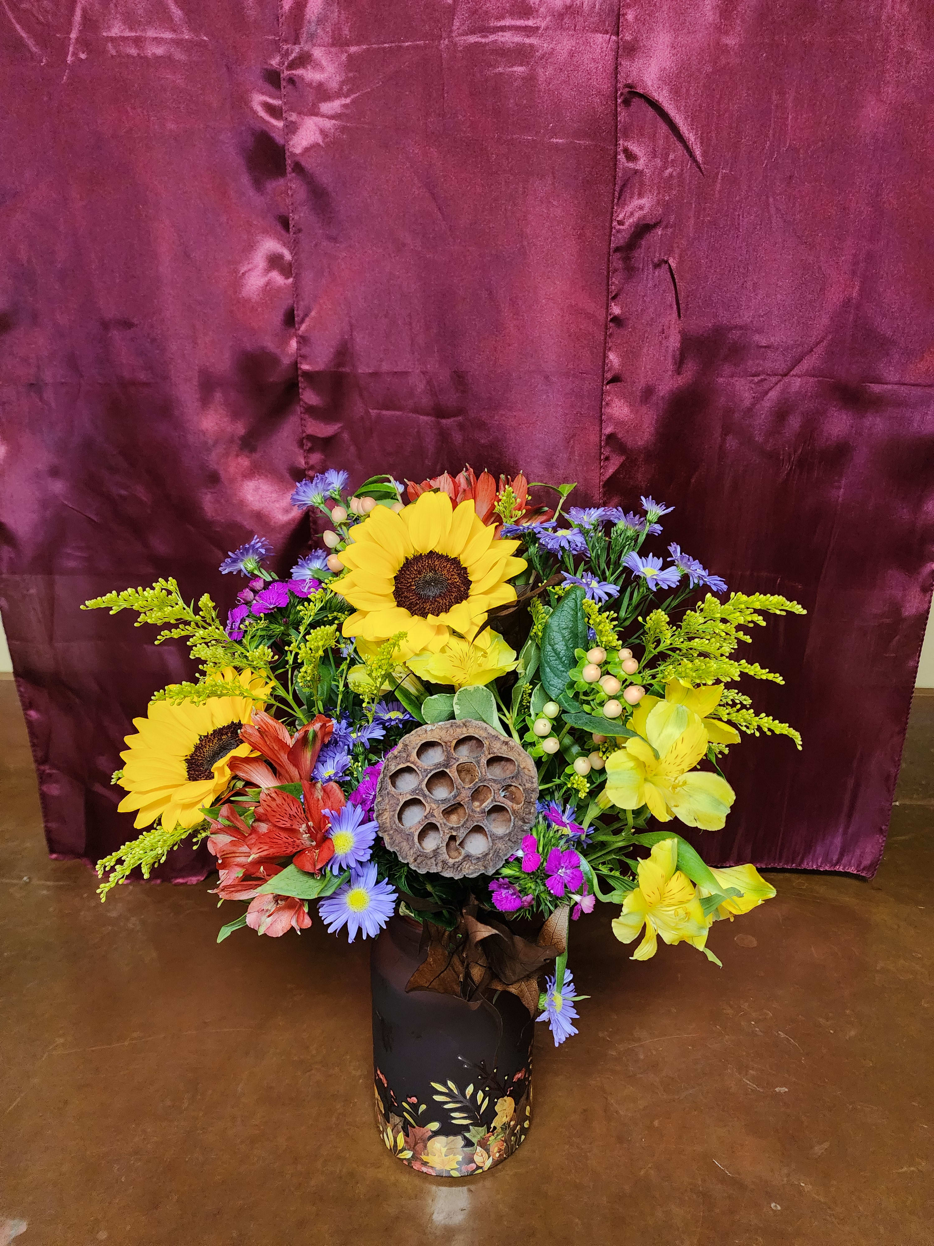 Field of Fall Flower Bouquet